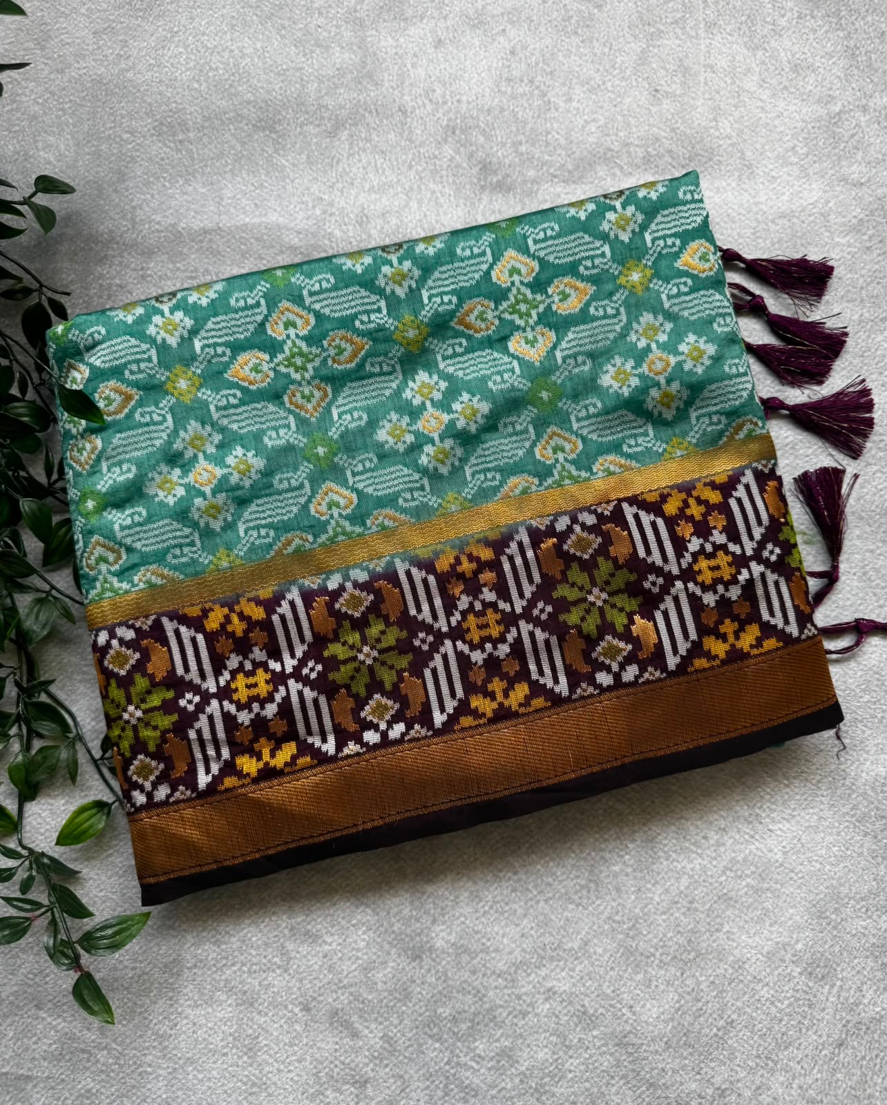 Ikkat pochampally saree