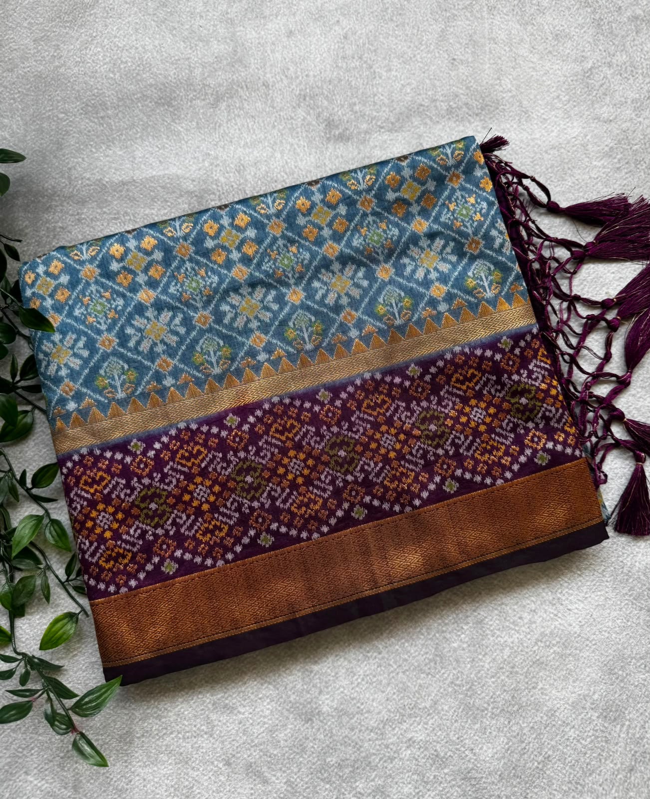 Ikkat pochampally saree