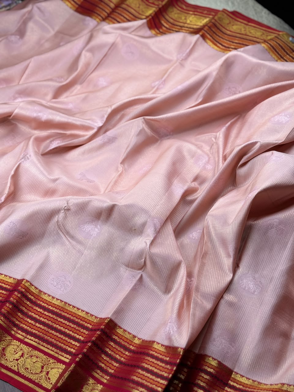 Pink Pure Kachi Silk Saree 4G (Swara)
