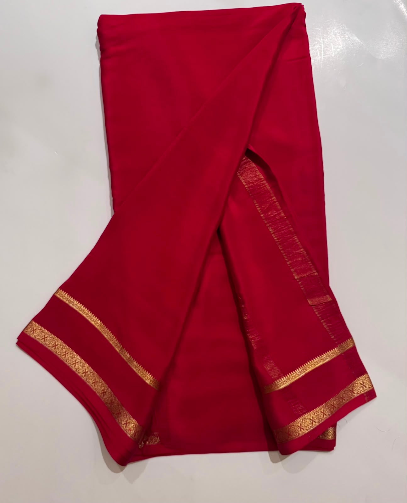 Pink Pure Mysore Silk Saree n Paithani Blouse CSG (Swara)