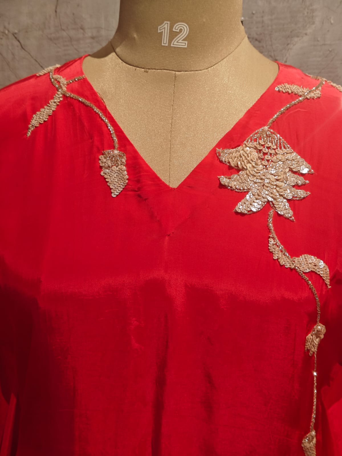 "Kafthan " Pink handwork party ware Kurtha 222