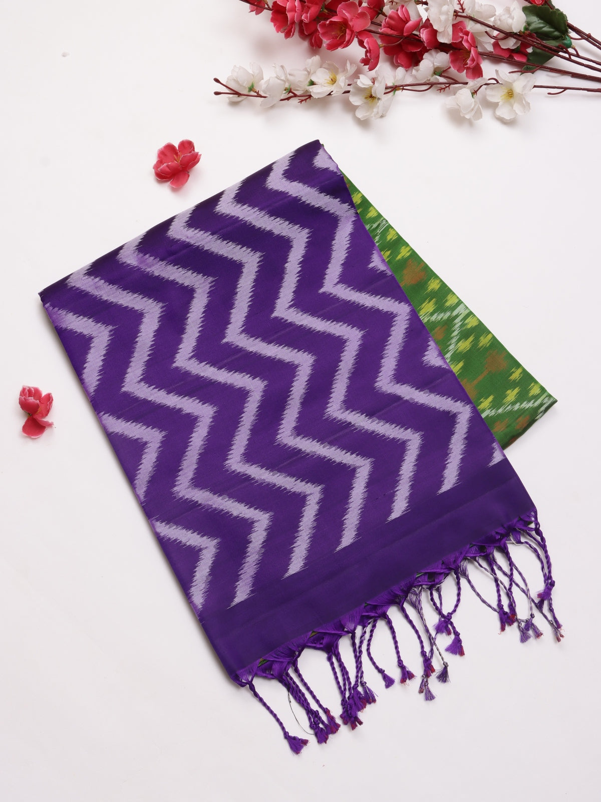 Purple Pure Kanchi Soft Silk Saree (Swara)
