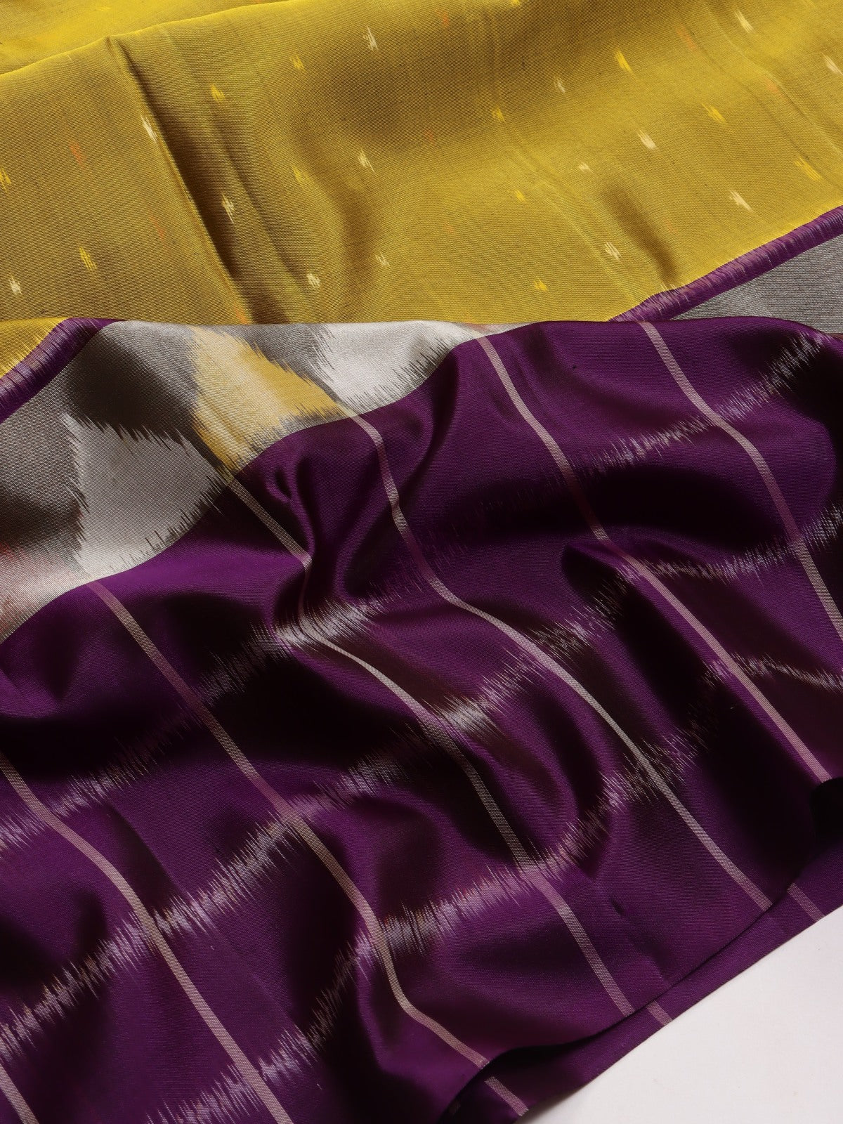 Mustard Pure Kanchi Soft Silk Saree (Swara)
