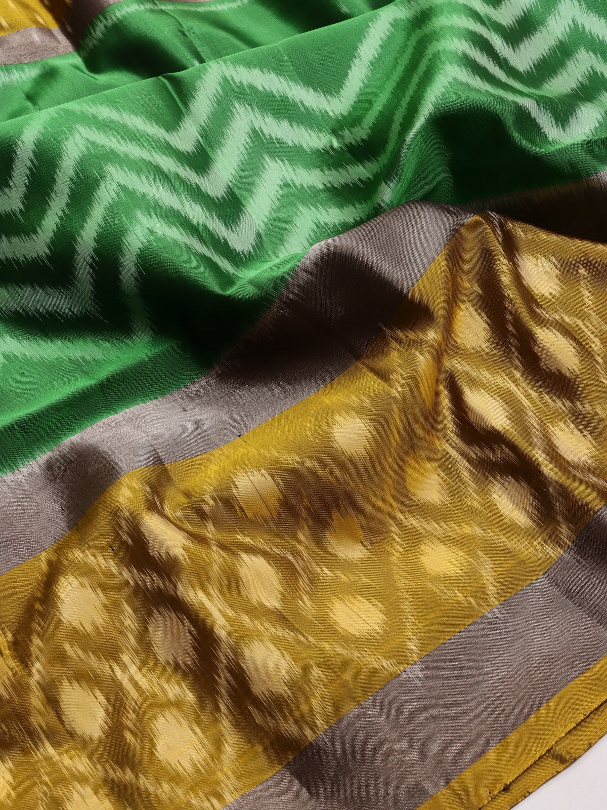 Green Pure Kanchi Soft Silk Saree (Swara)