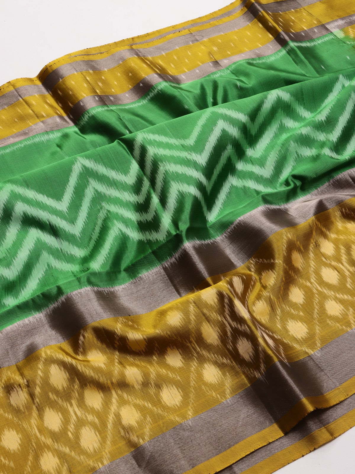 Green Pure Kanchi Soft Silk Saree (Swara)