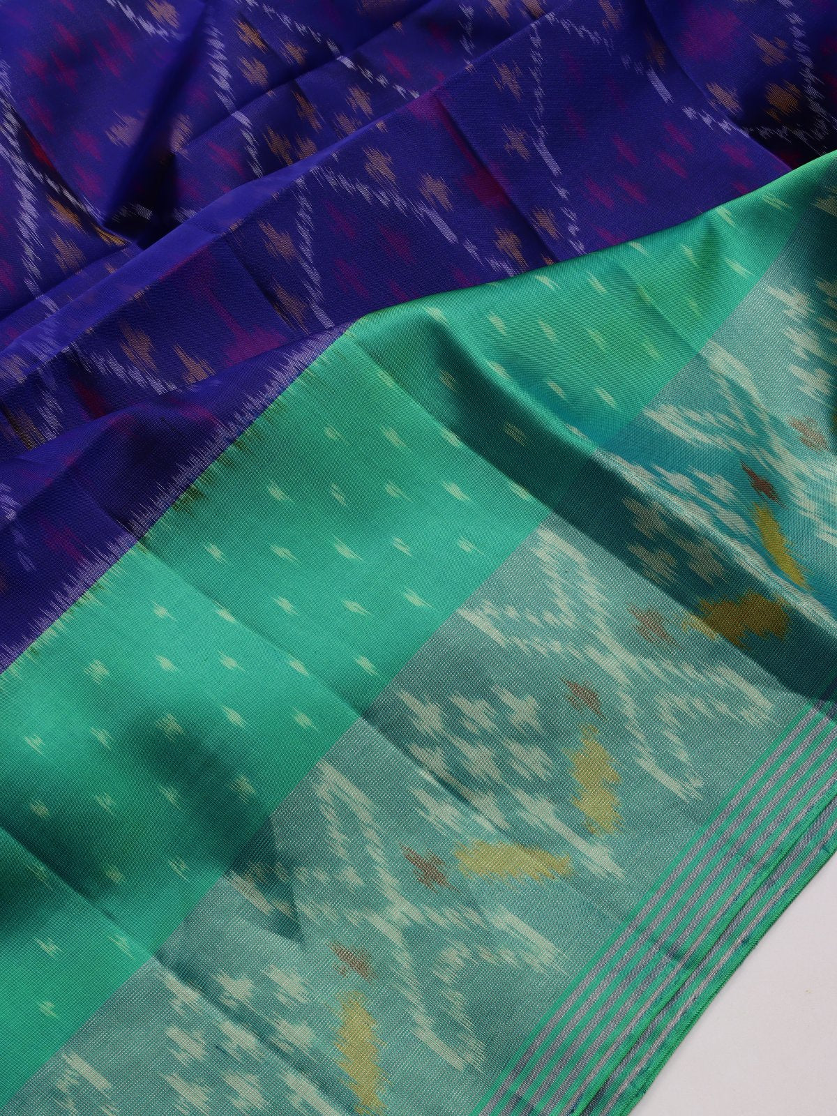 Navy Blue Pure Kanchi Soft Silk Saree (Swara)