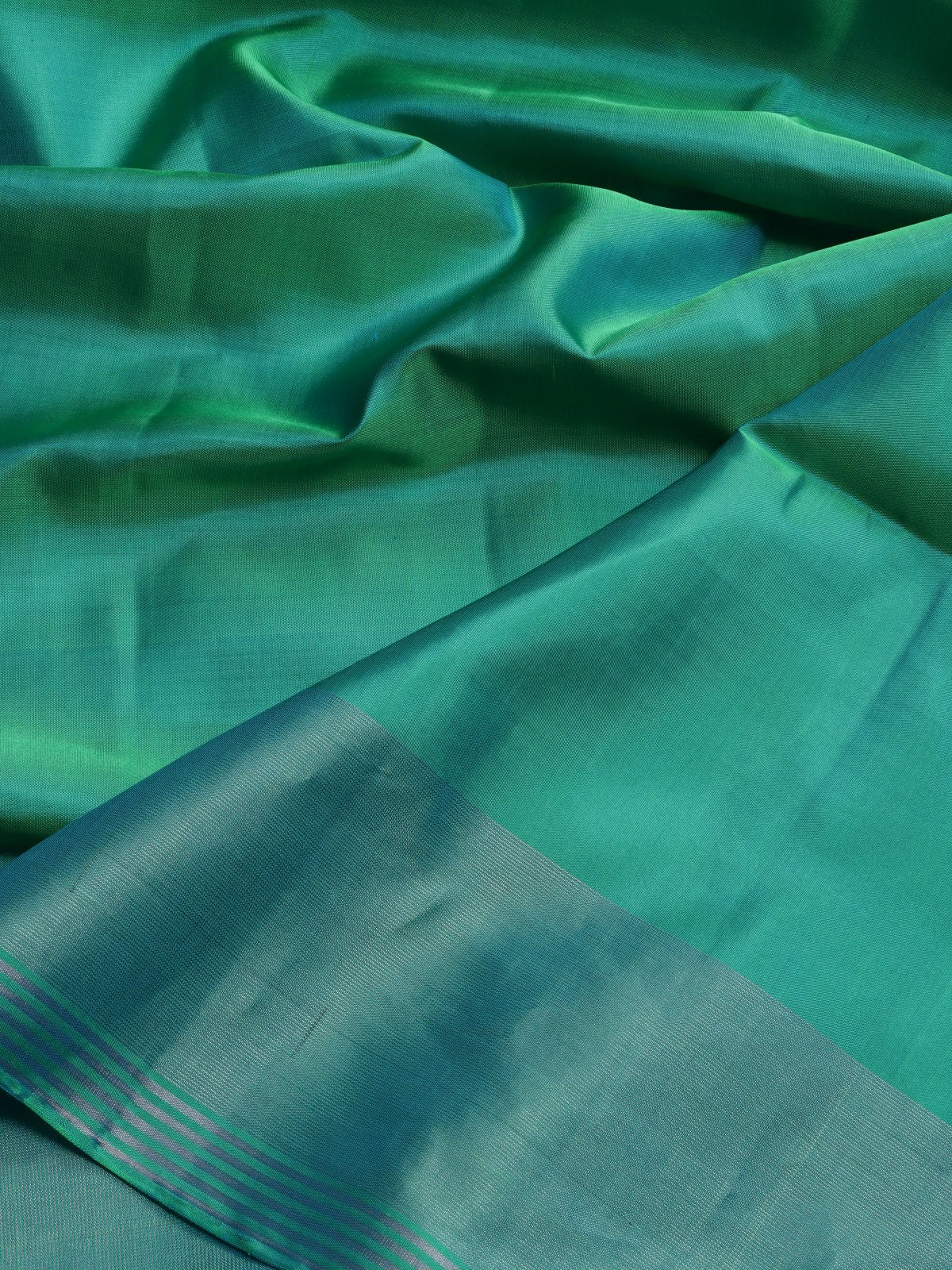 Navy Blue Pure Kanchi Soft Silk Saree (Swara)
