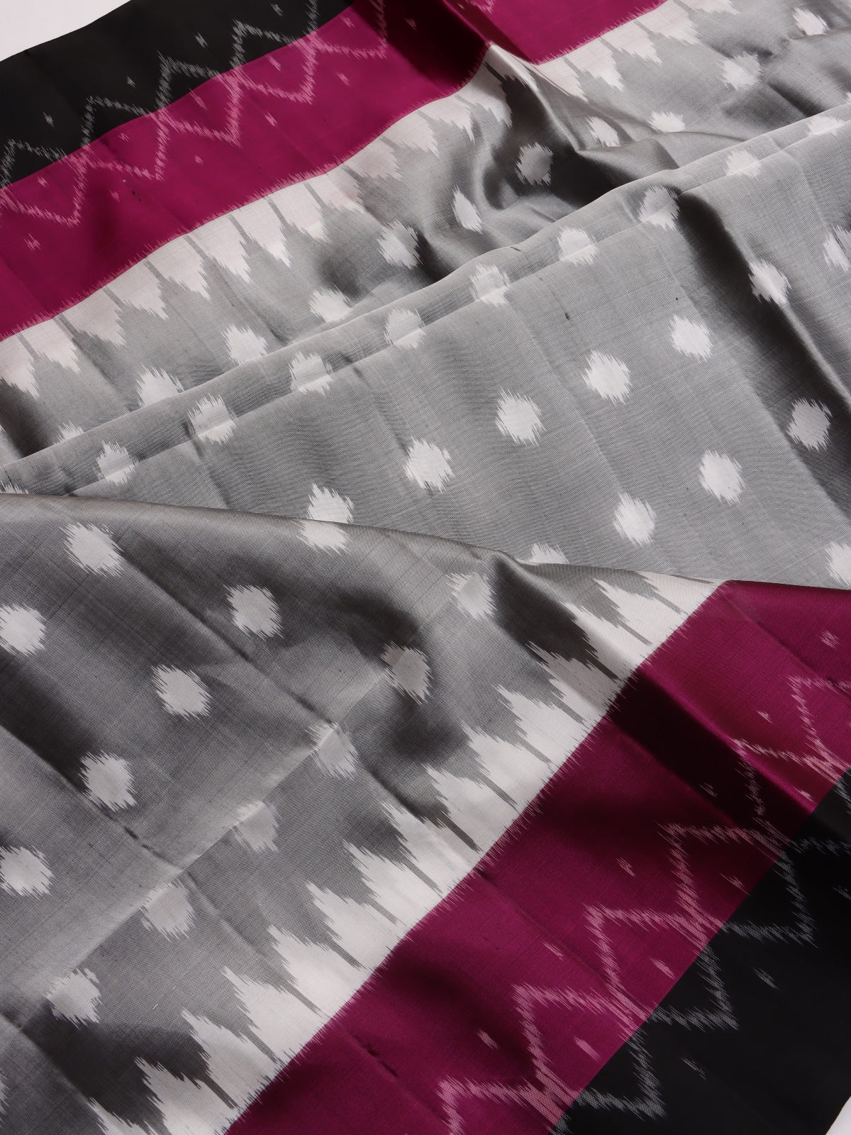 Grey Pure Kanchi Soft Silk Saree (Swara)