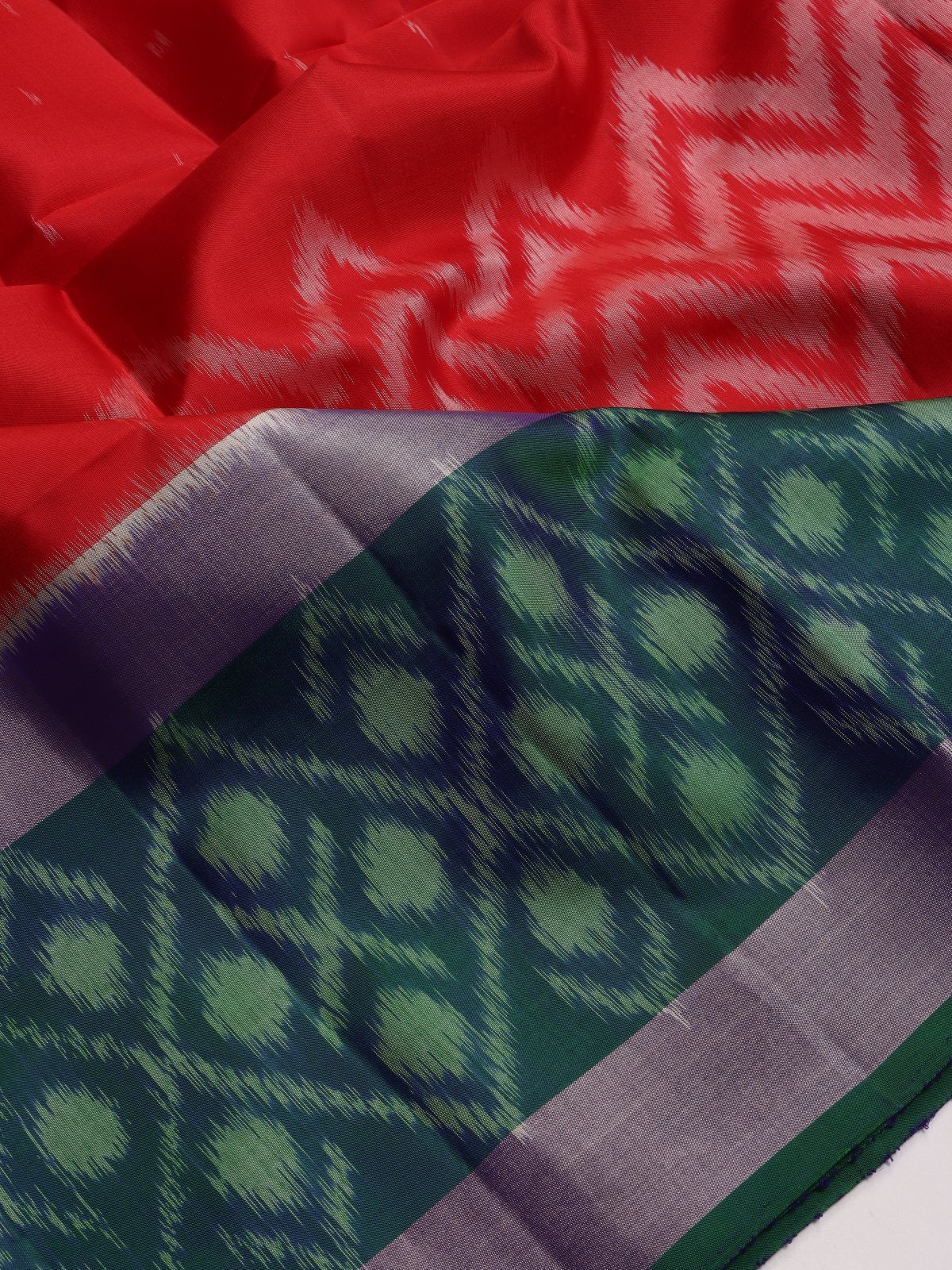 Red Pure Kanchi Soft Silk Saree (Swara)