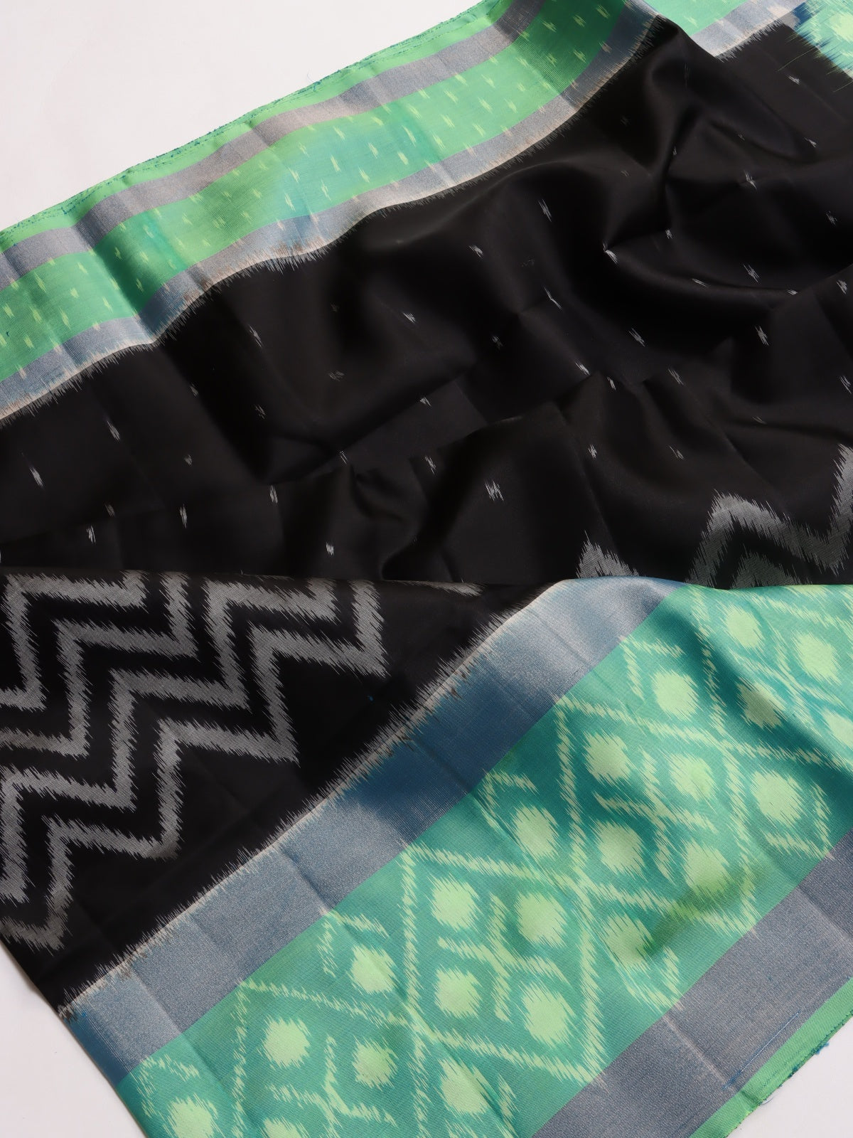 Black Pure Kanchi Soft Silk Saree (Swara)