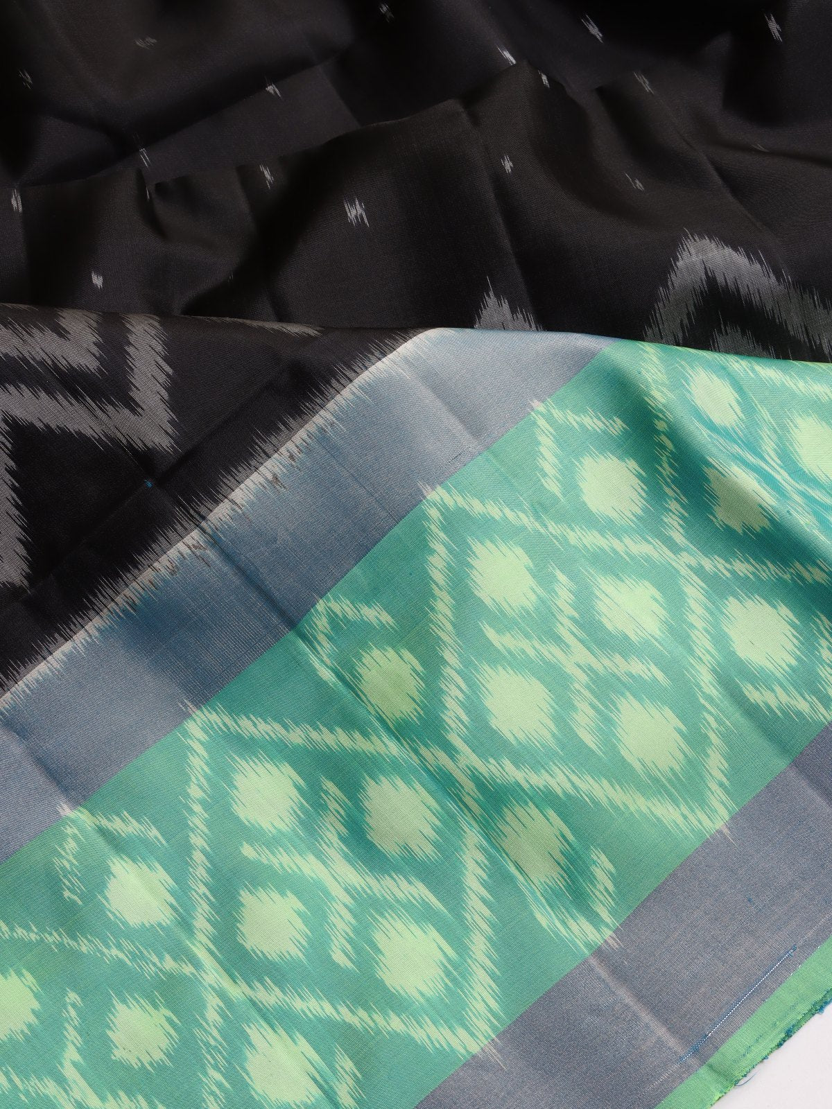 Black Pure Kanchi Soft Silk Saree (Swara)