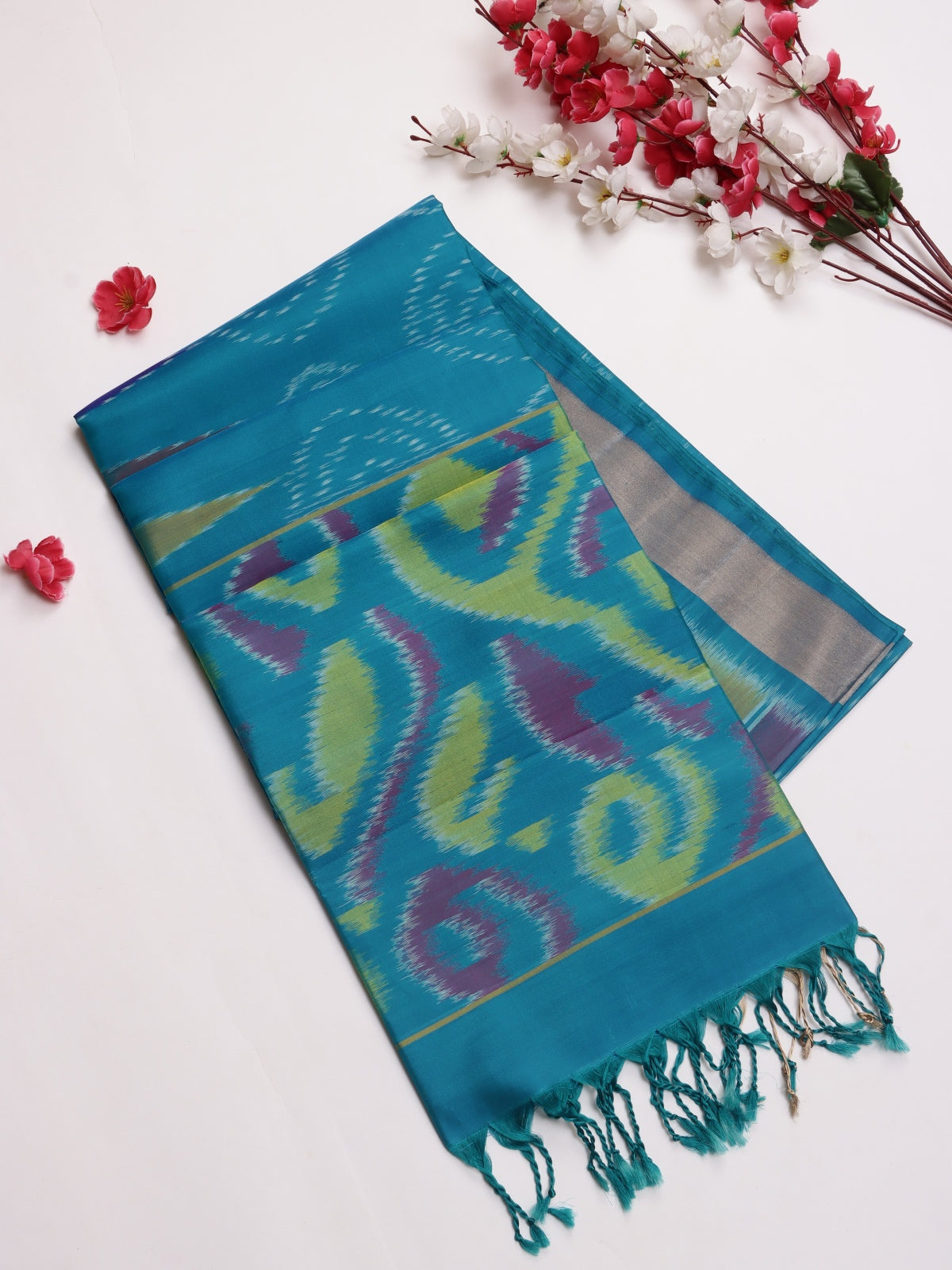 Blue Pure Kanchi Soft Silk Saree (Swara)