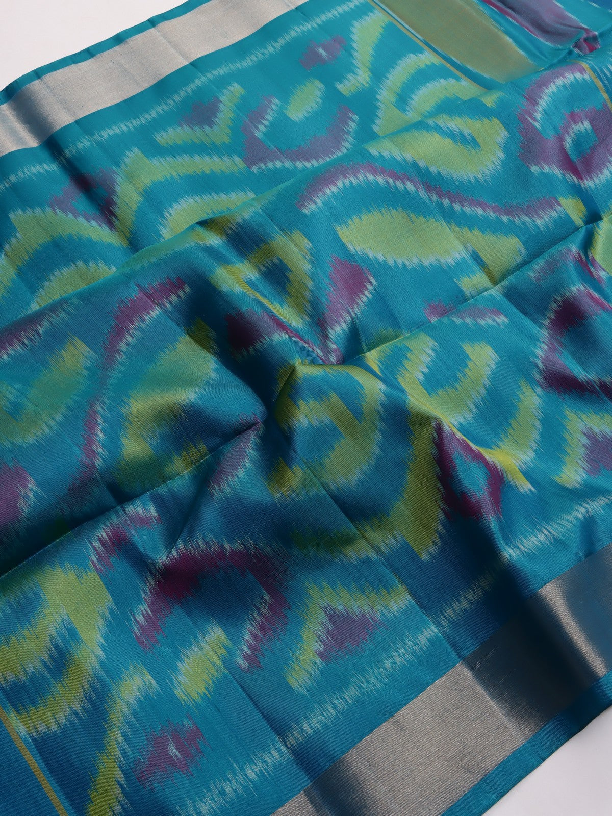 Blue Pure Kanchi Soft Silk Saree (Swara)