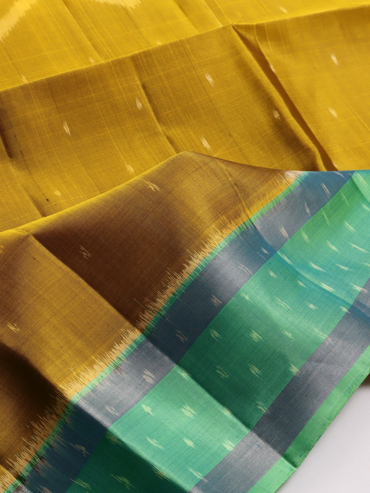 Mustard Pure Kanchi Soft Silk Saree (Swara)