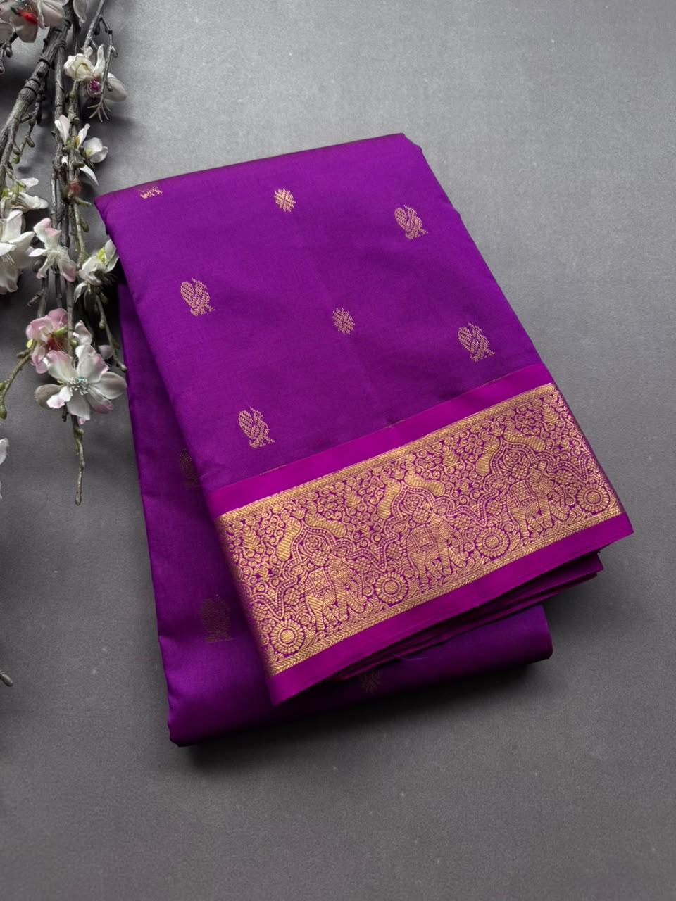 Magenta Pure Kanchi Silk Saree 108