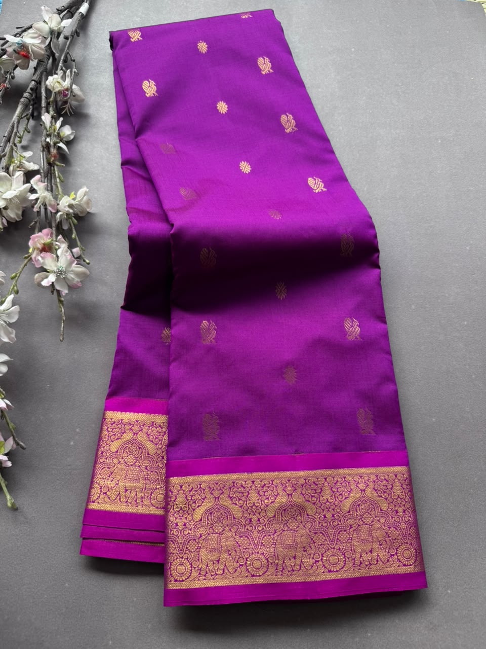 Magenta Pure Kanchi Silk Saree 108