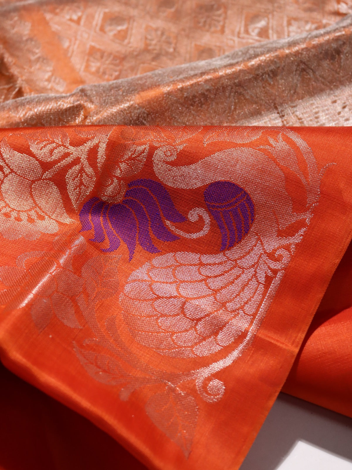 Green Venkatagiri Tissue Silk Saree (Swara)