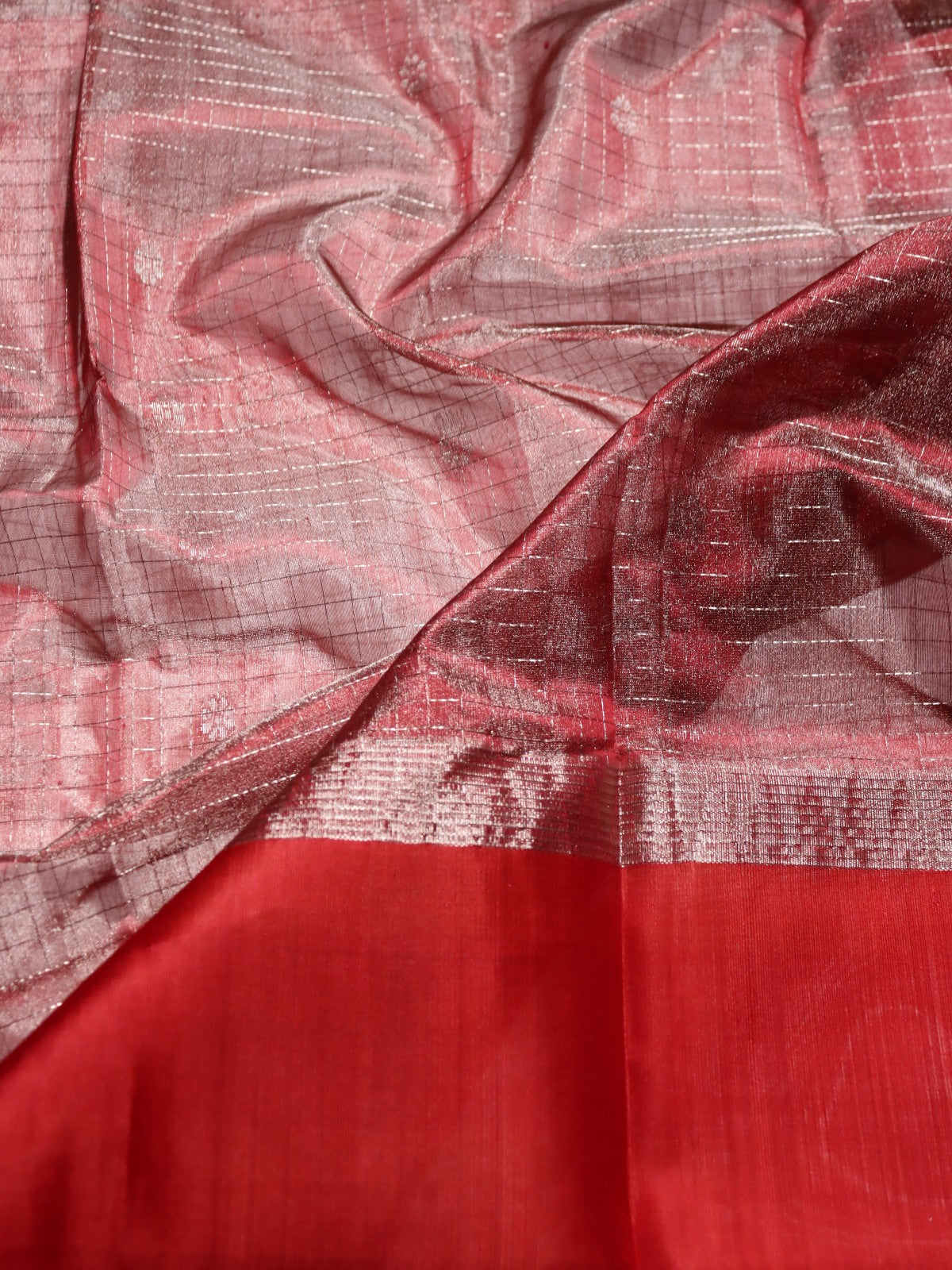 Pink Venkatagiri Tissue Silk Saree (Swara)