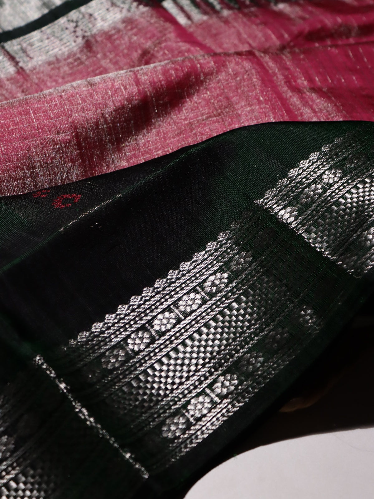 Pink Venkatagiri Tissue Silk Saree (Swara)