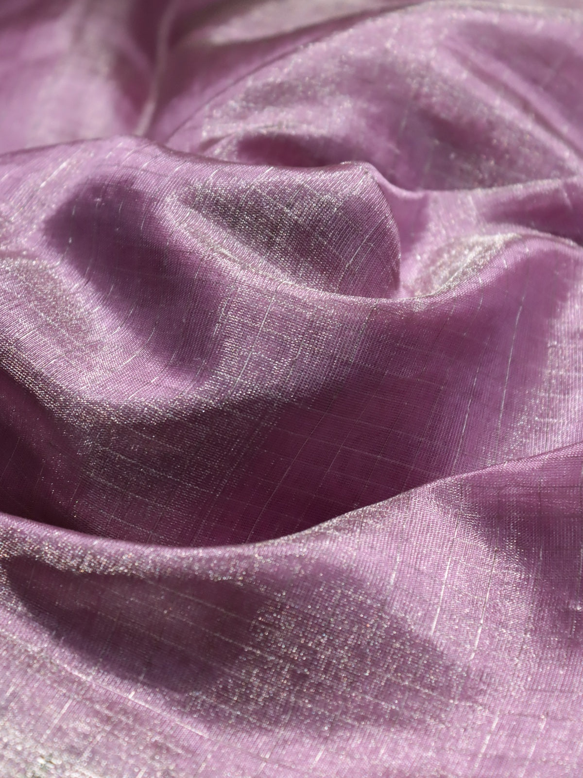 Mauve Venkatagiri Tissue Silk Saree (Swara)