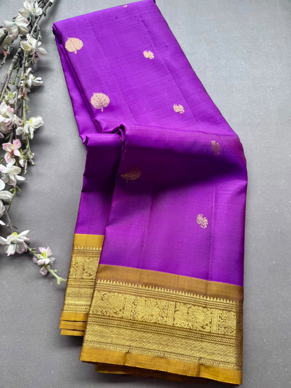 Magenta Pure Kanchi Silk Saree 108