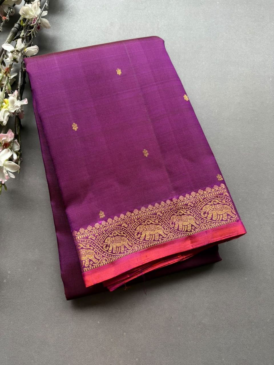 Magenta Pure Kanchi Silk Saree 108
