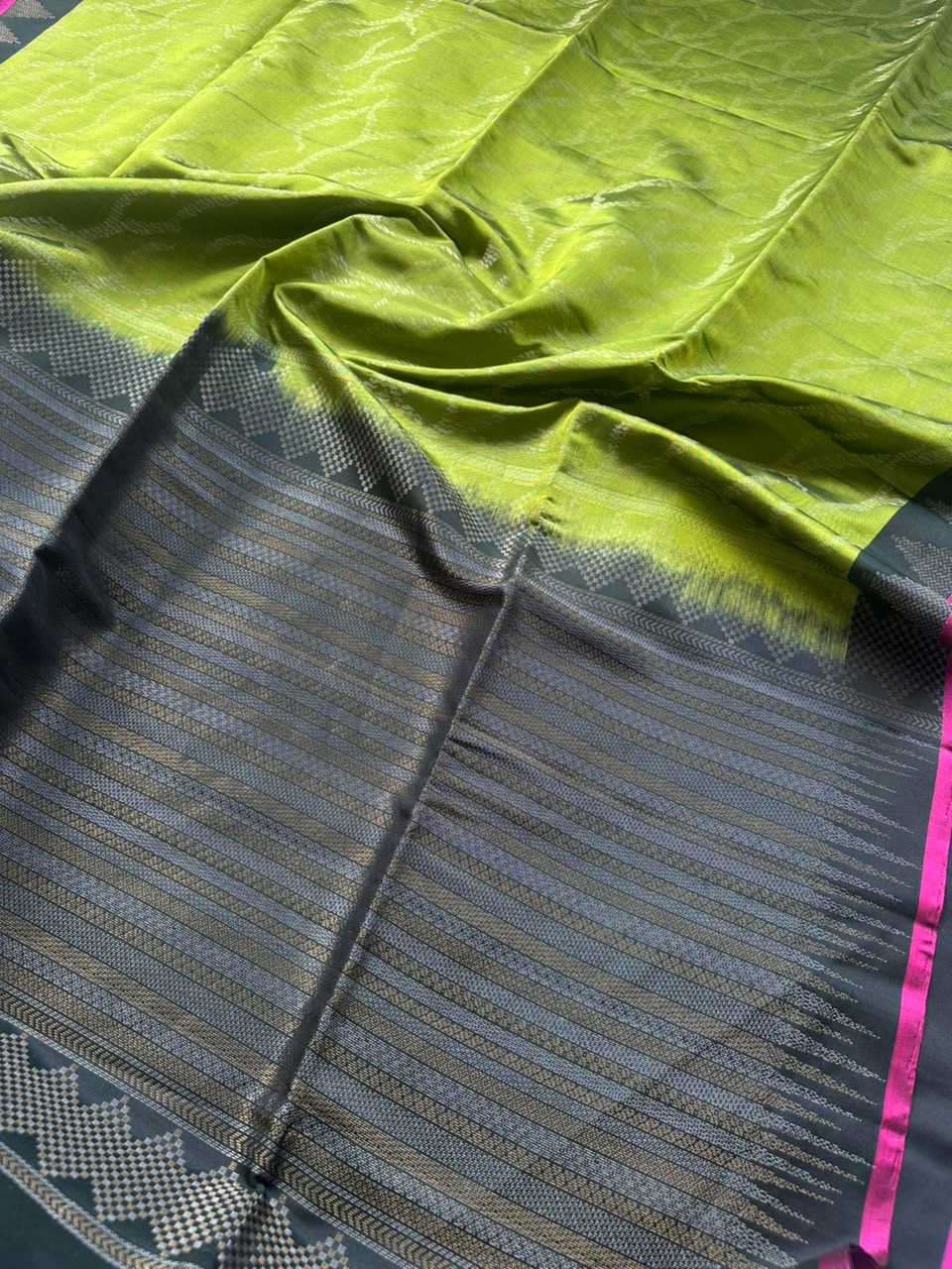 Green Pure Kanchi Soft Silk Saree