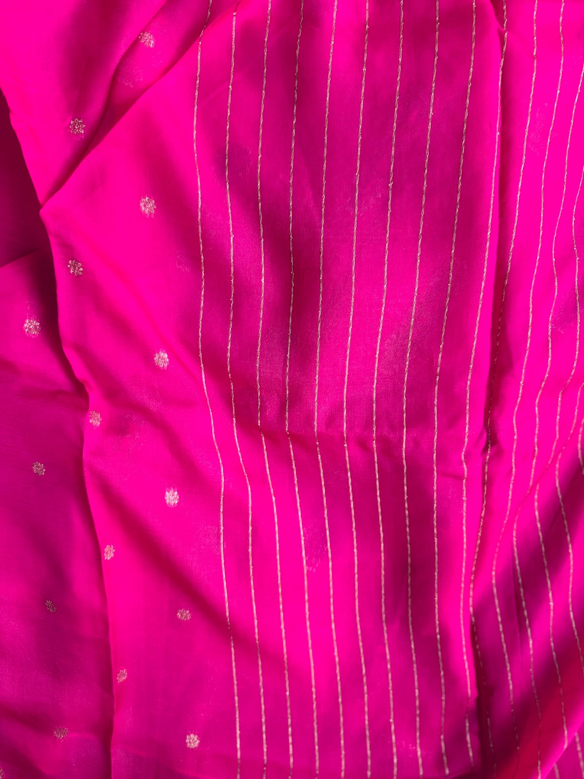 Rani Pink Tussar Georgette Saree 108