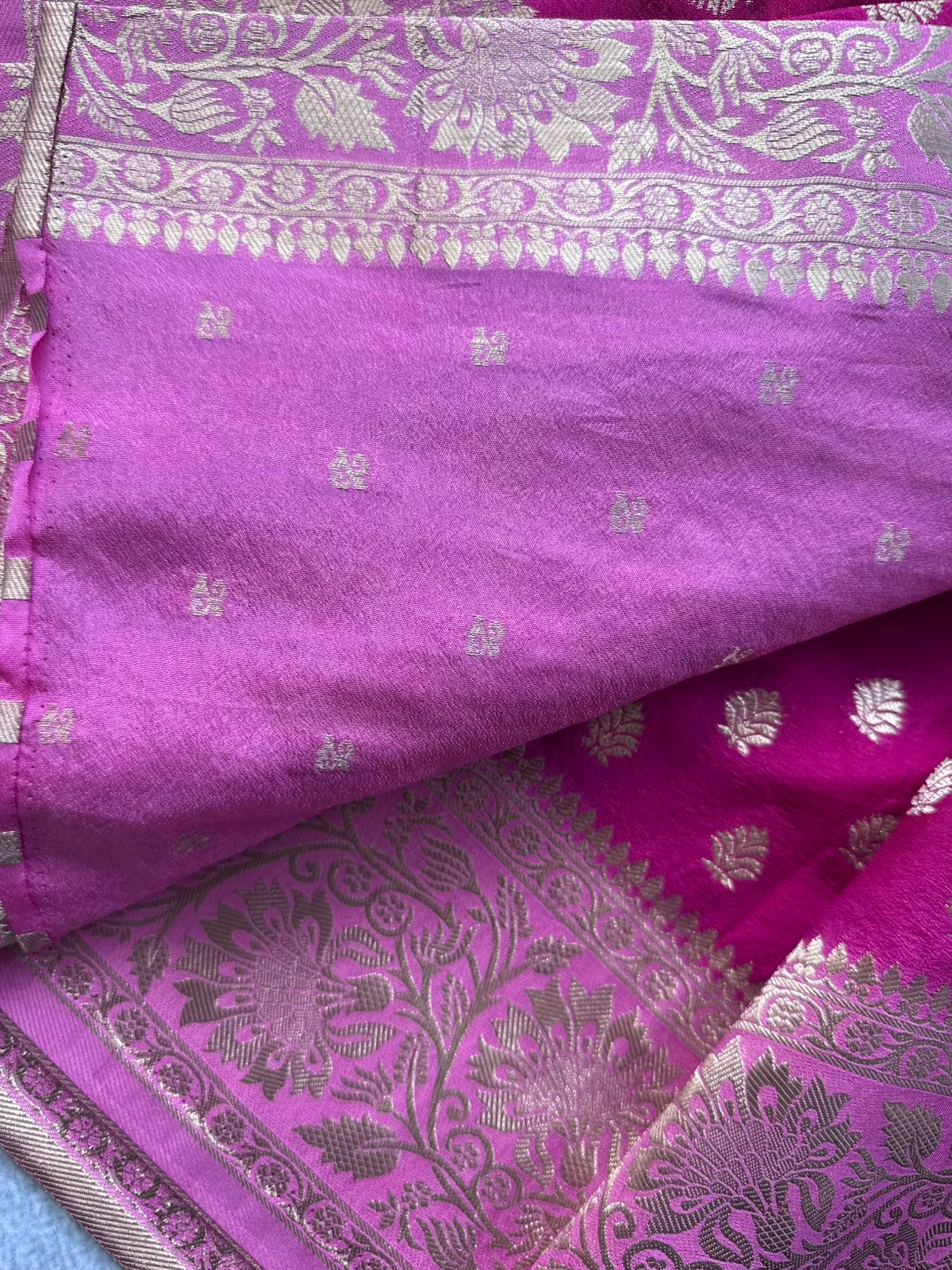 Magenta Georgette Saree 109