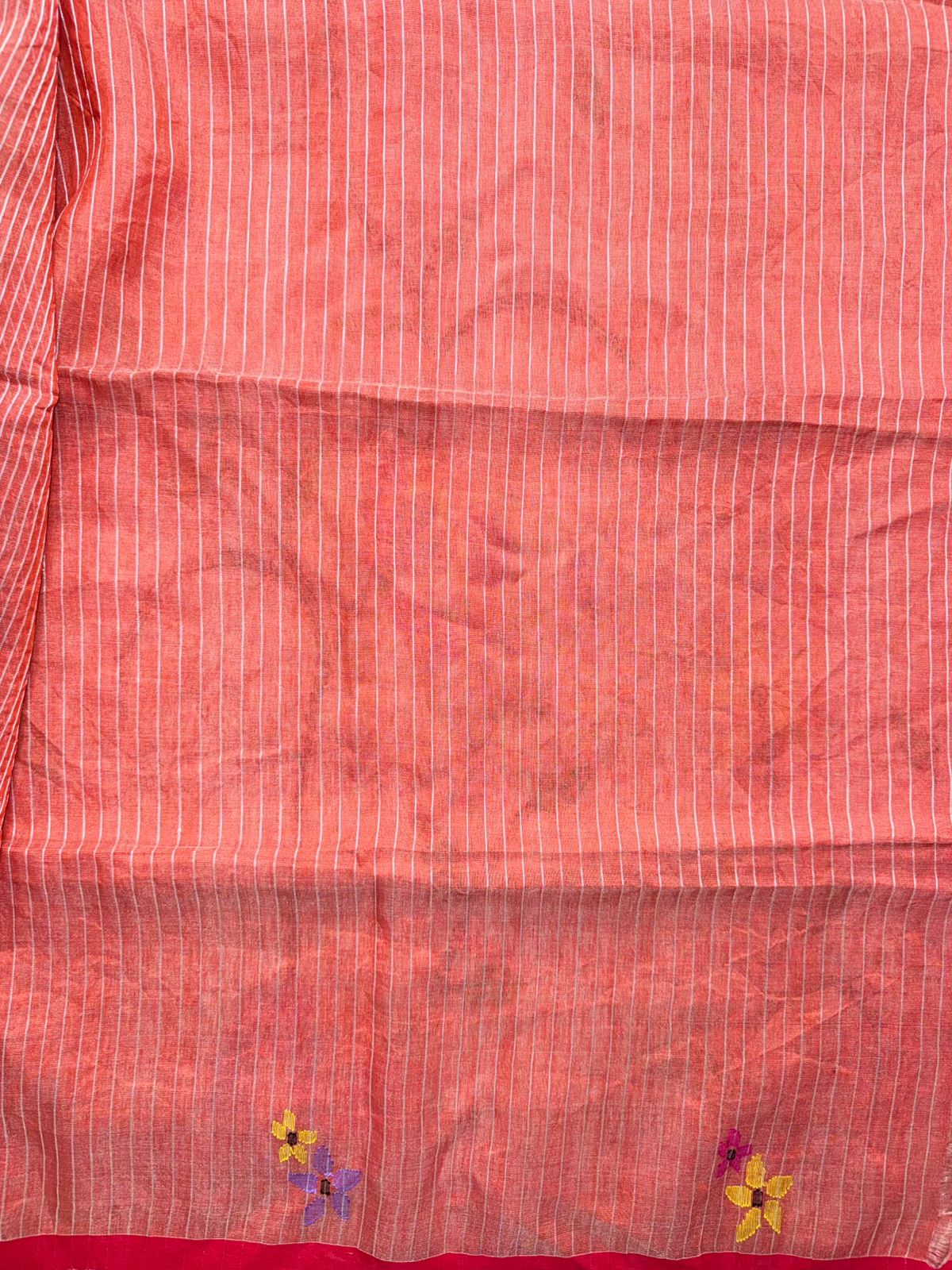 Pink Pure Jamdani Saree (Swara)