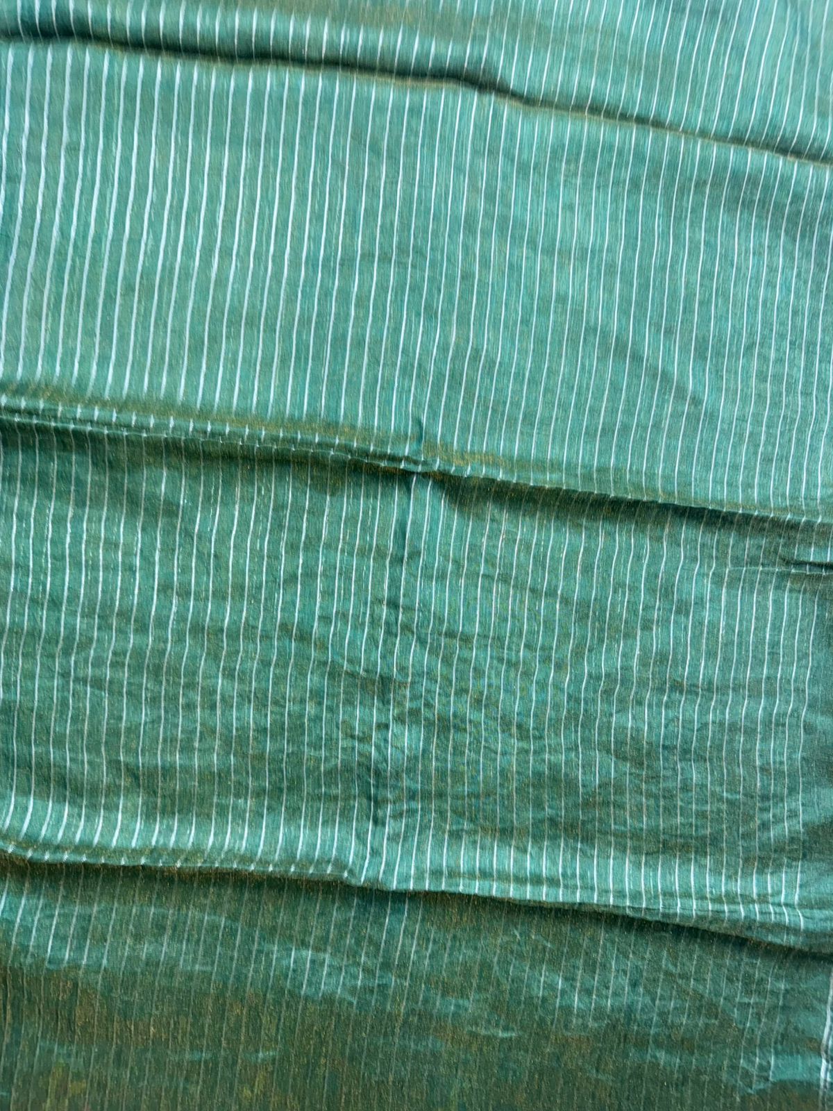 Bottle Green Pure Jamdani Saree (Swara)