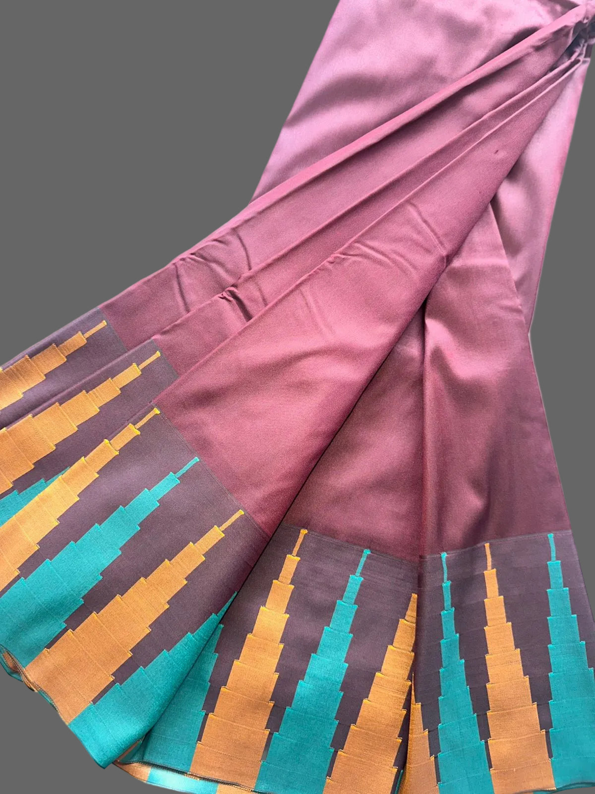Maroon Semi Silk Saree 109