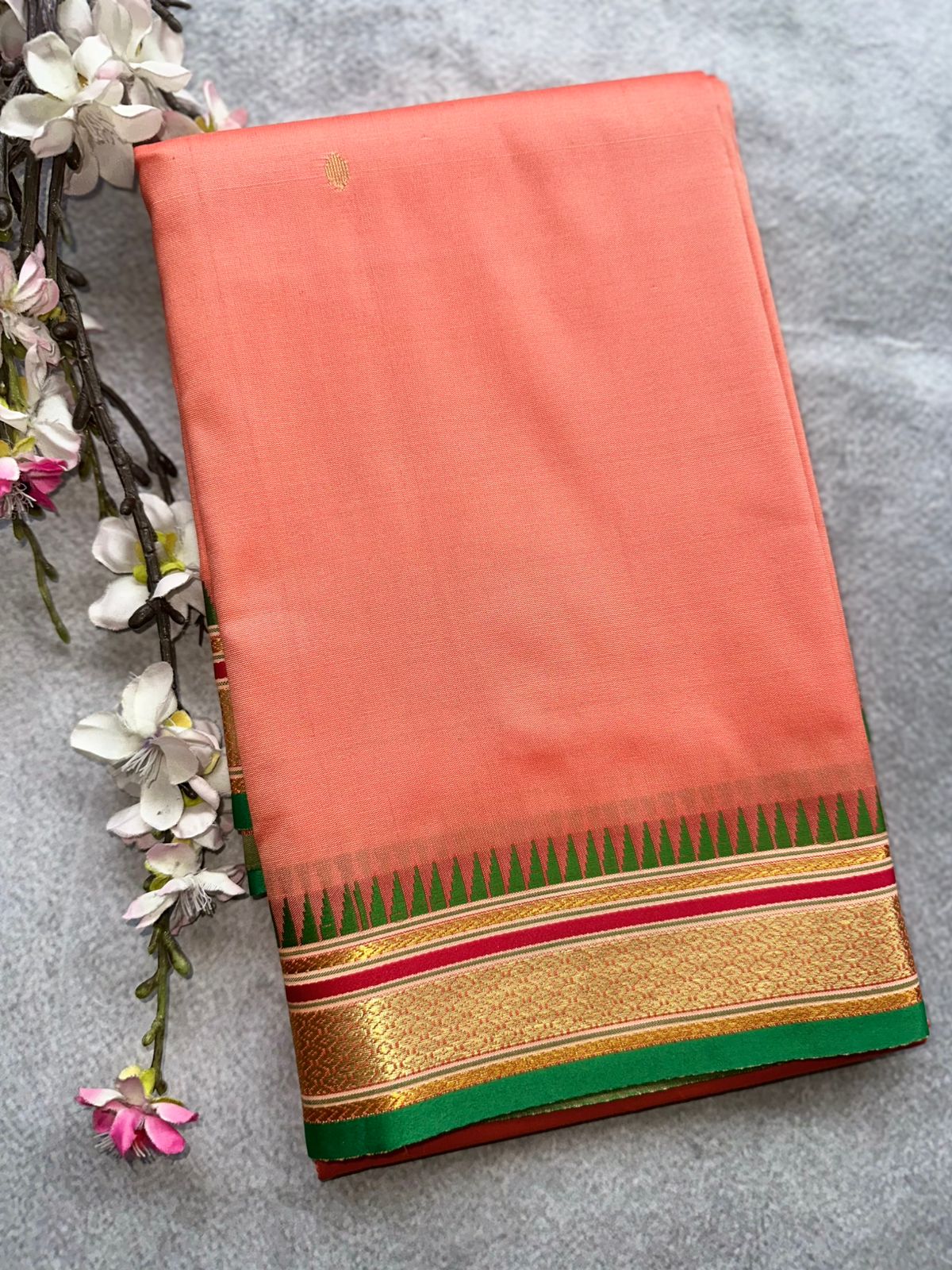 Coral Semi Silk Saree 109