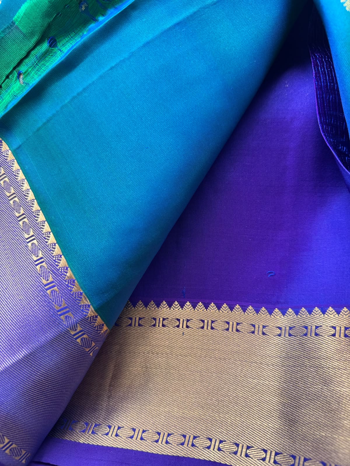 Bottle Green Pure Kanchi Silk Saree 109