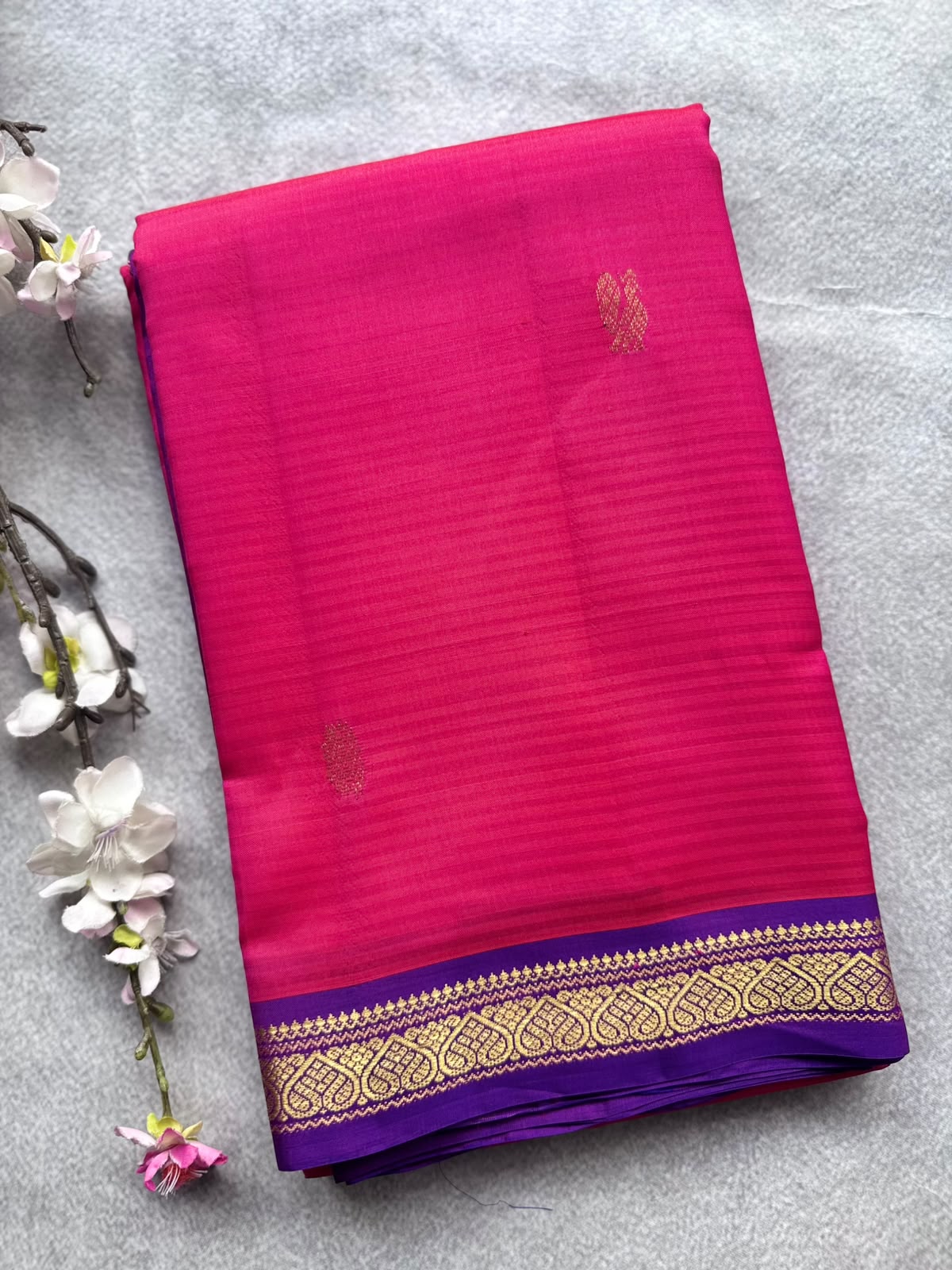 Pink Pure Kanchi Silk Saree 109