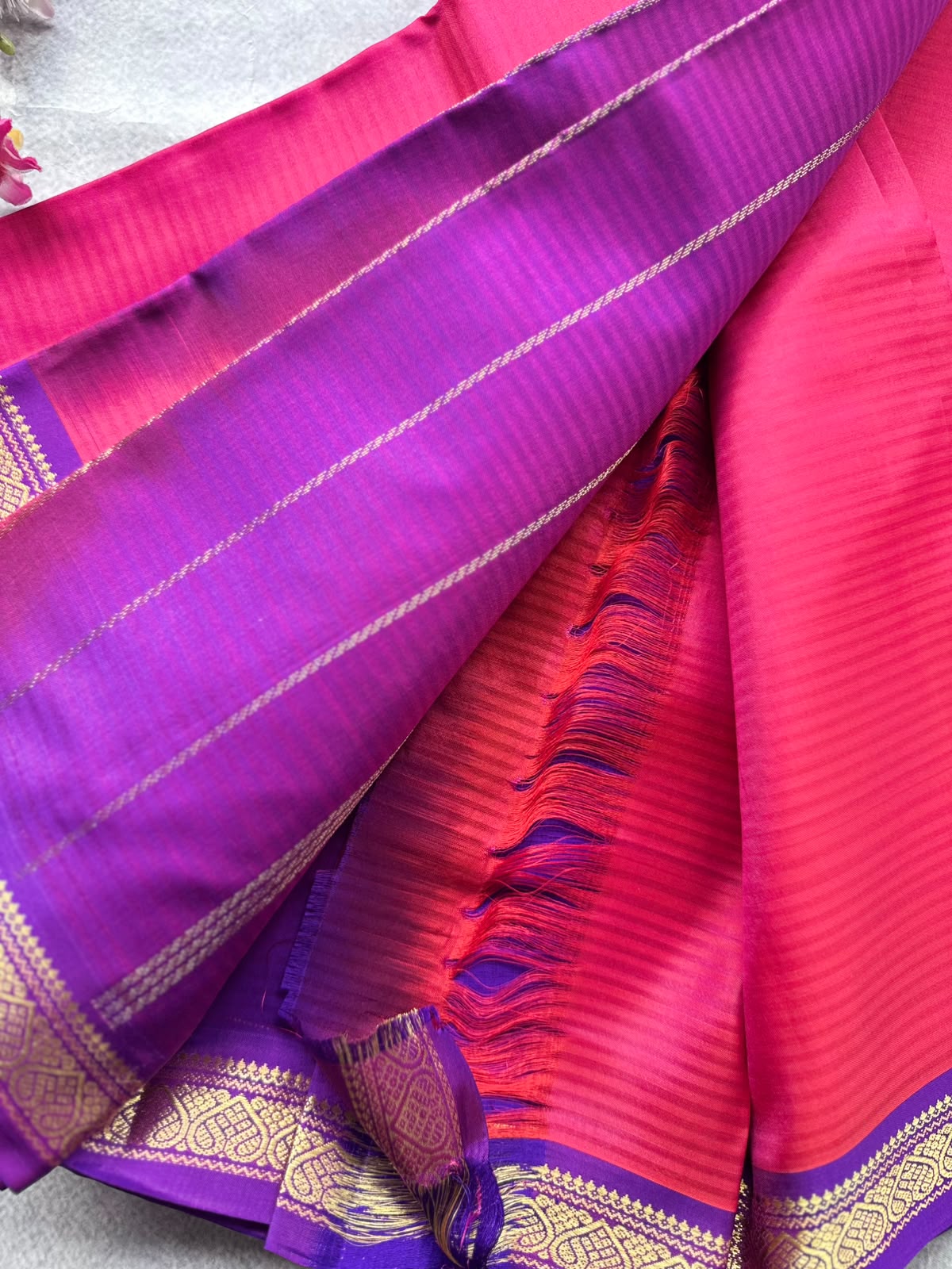 Pink Pure Kanchi Silk Saree 109
