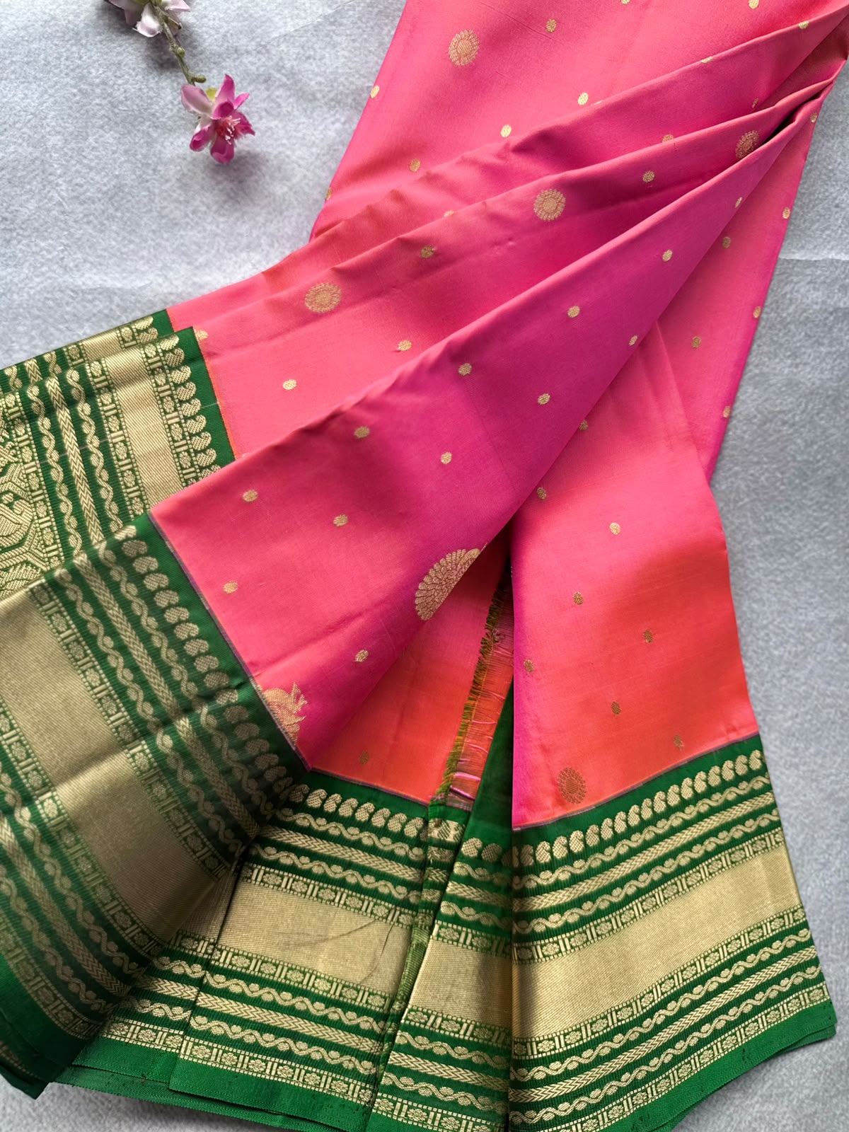 Pink Pure Kanchi Silk Saree 109