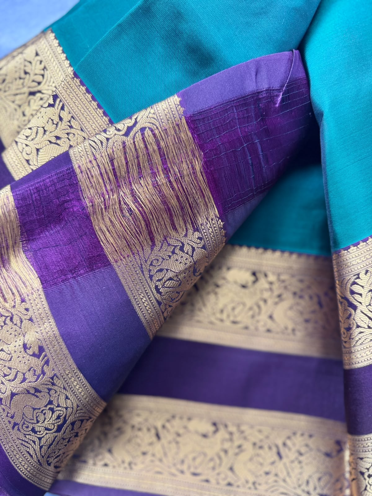 Green Pure Kanchi Silk Saree 109