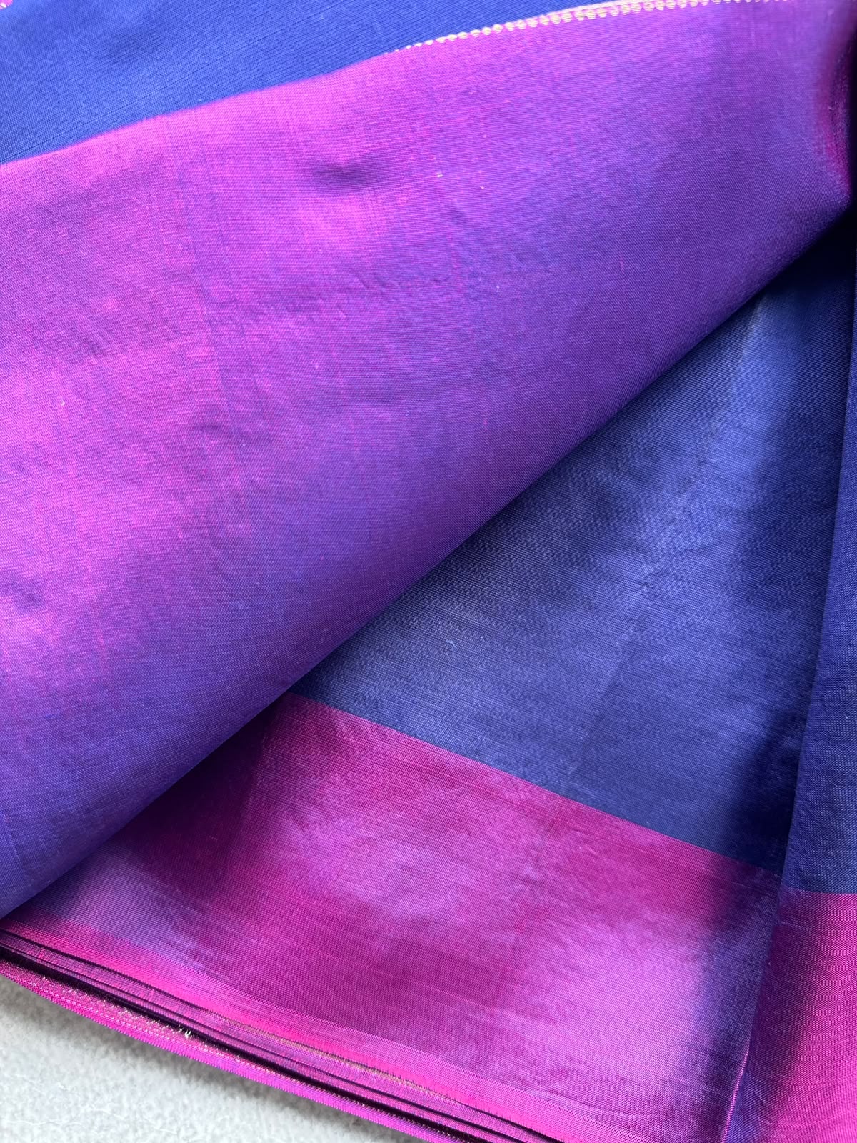 Navy Blue Pure Kanchi Silk Saree 109