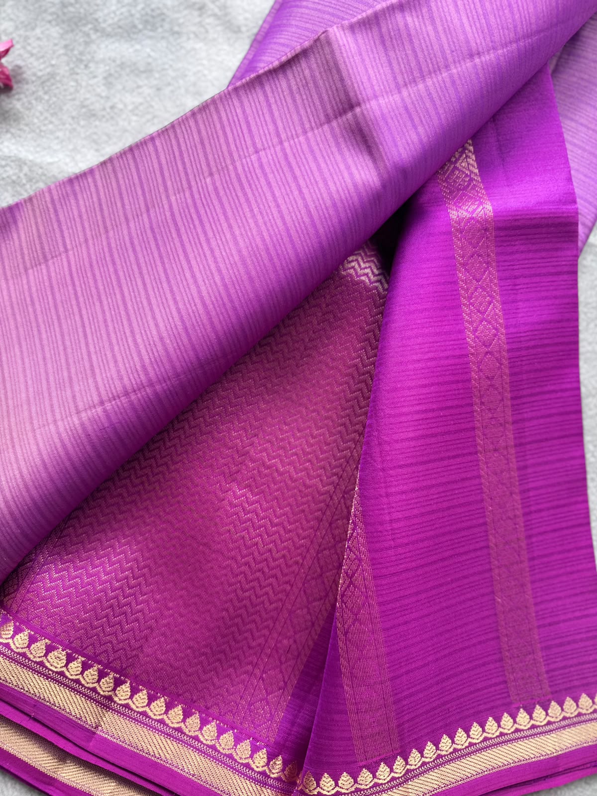 Mauve Pure Kanchi Silk Saree 109