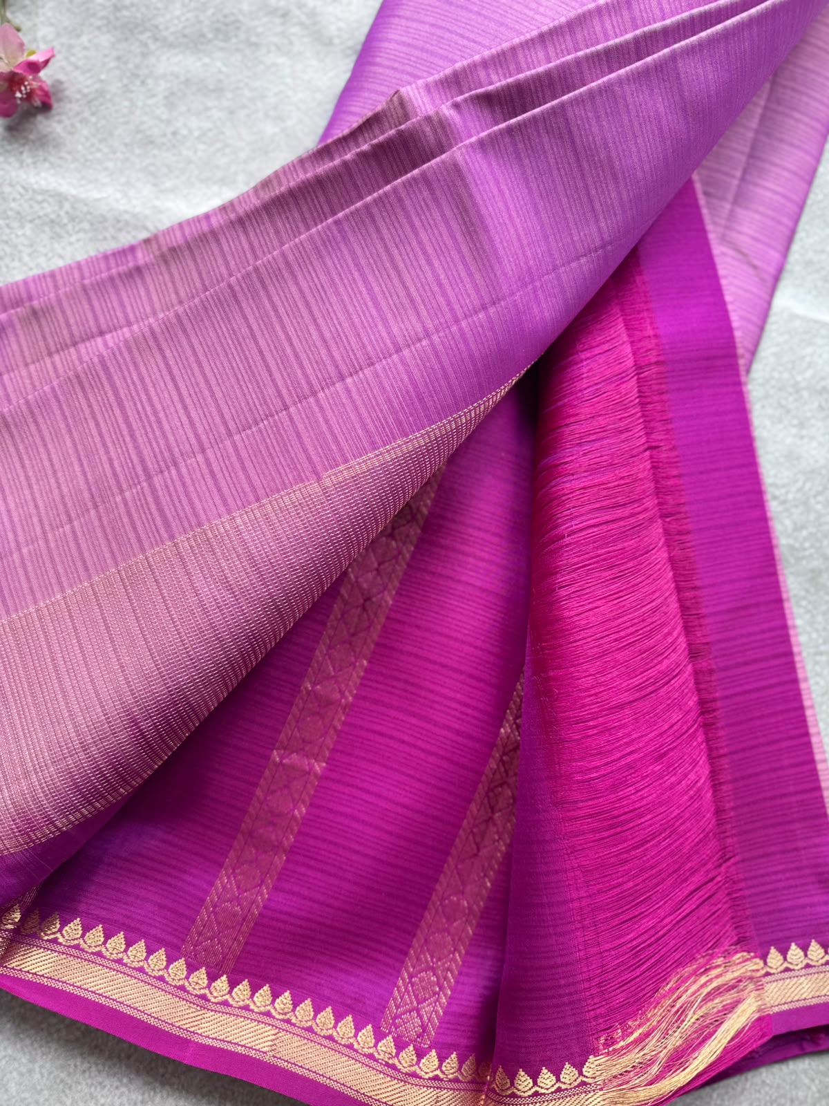 Mauve Pure Kanchi Silk Saree 109