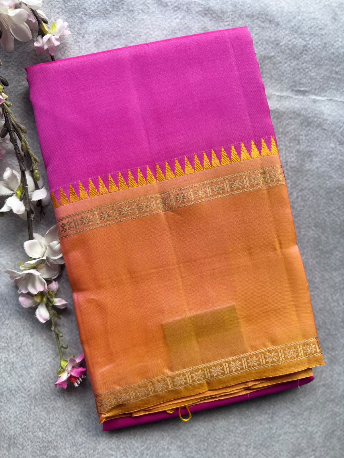 Pink Pure Kanchi Silk Saree 109