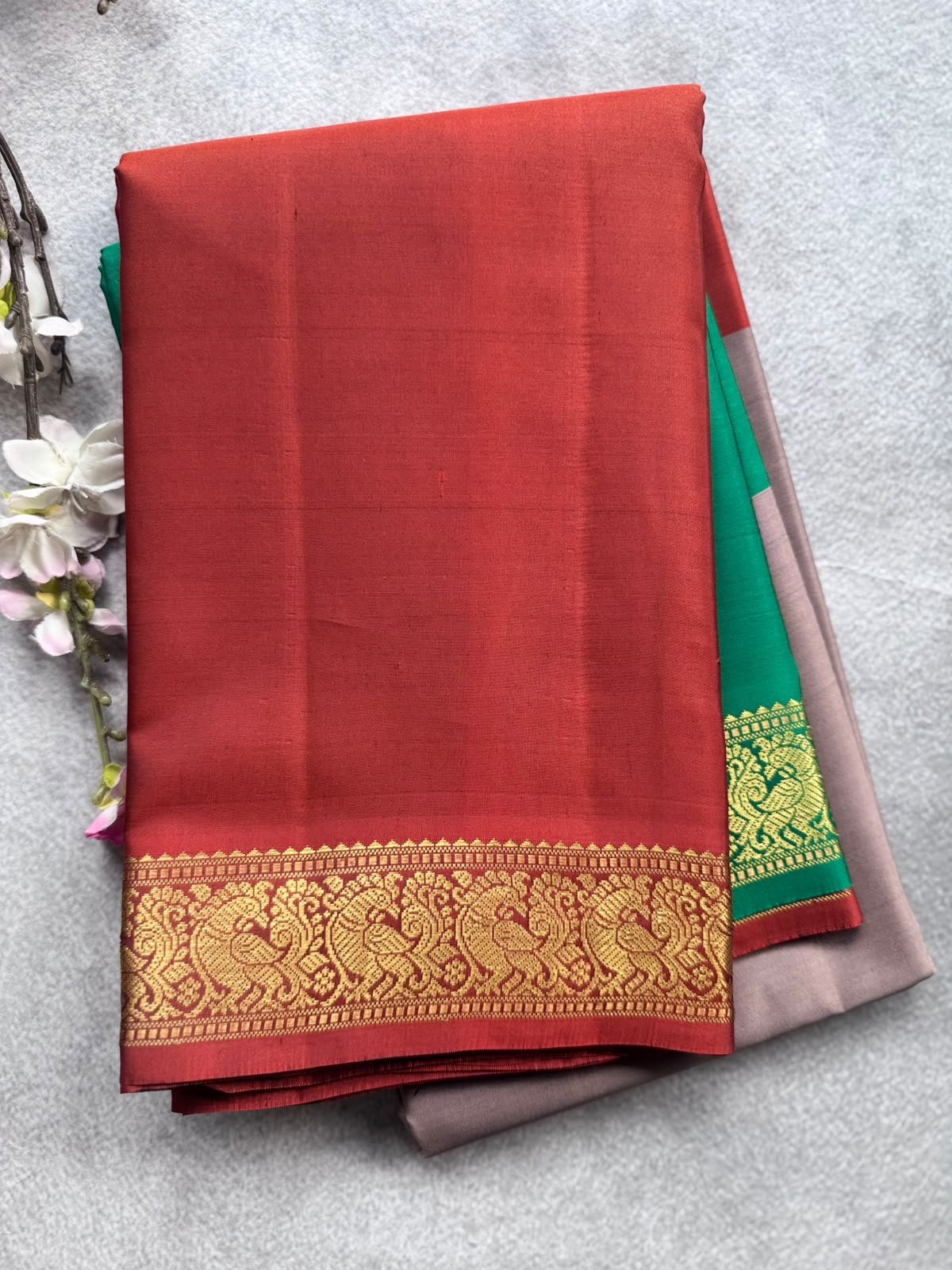 3D Pure Kanchi Silk Saree 109