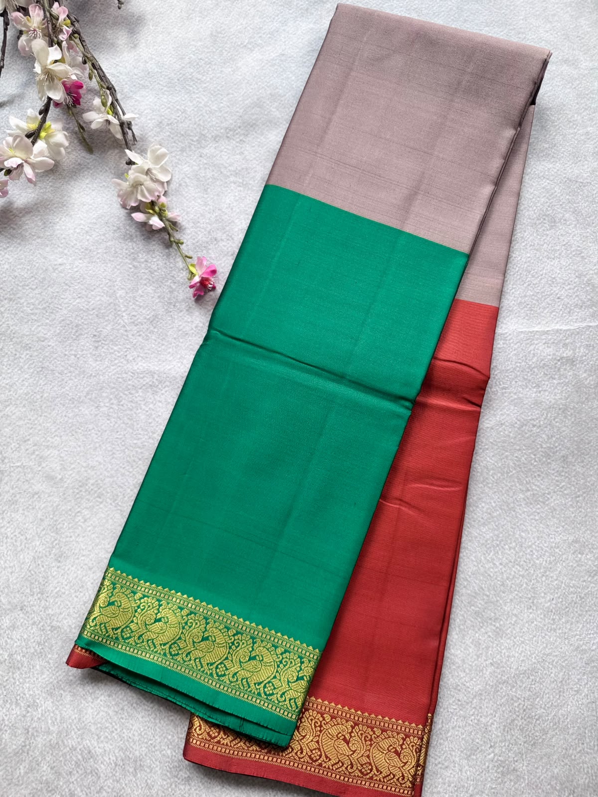 3D Pure Kanchi Silk Saree 109