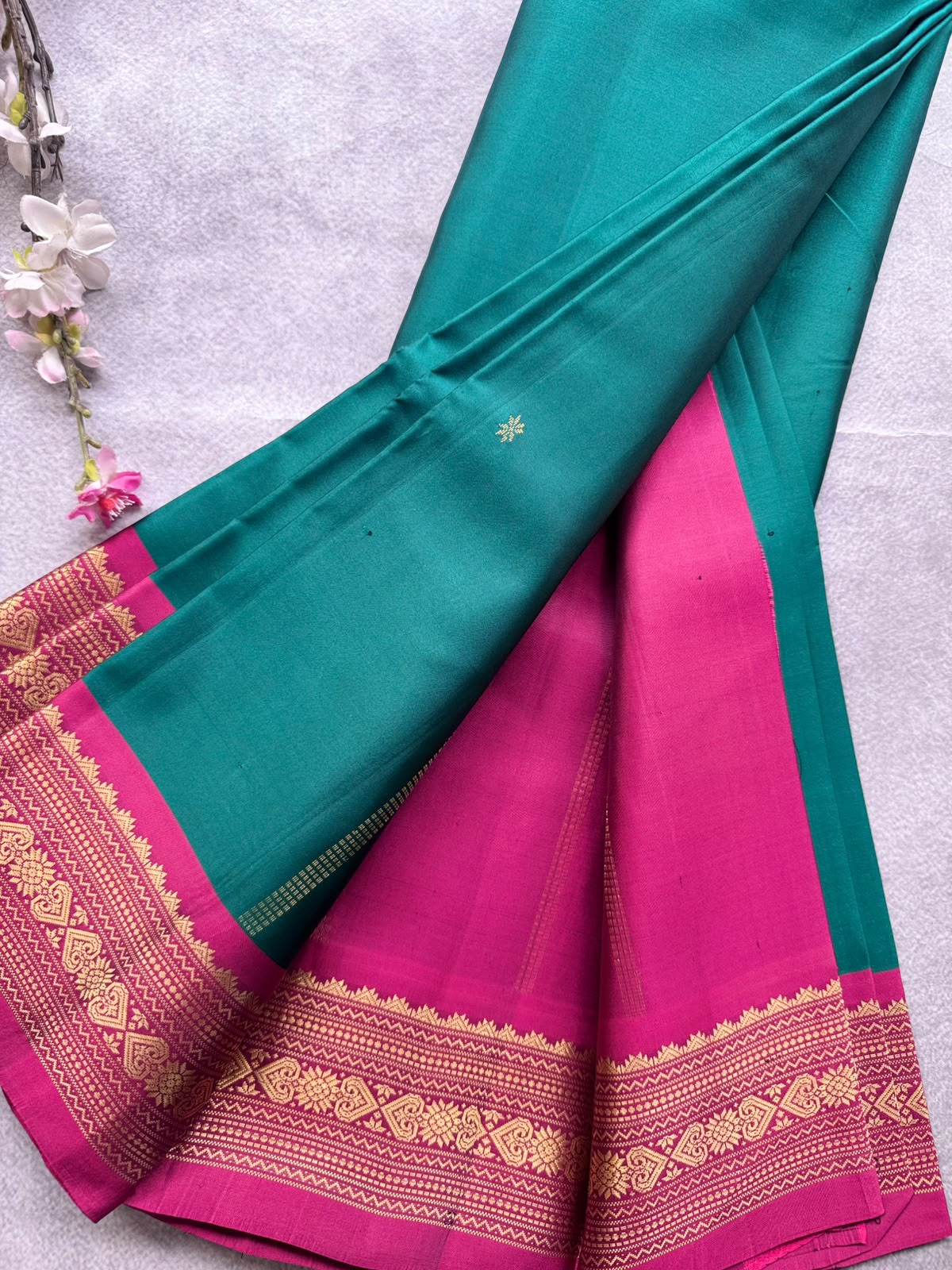 Green Pure Kanchi Silk Saree 109