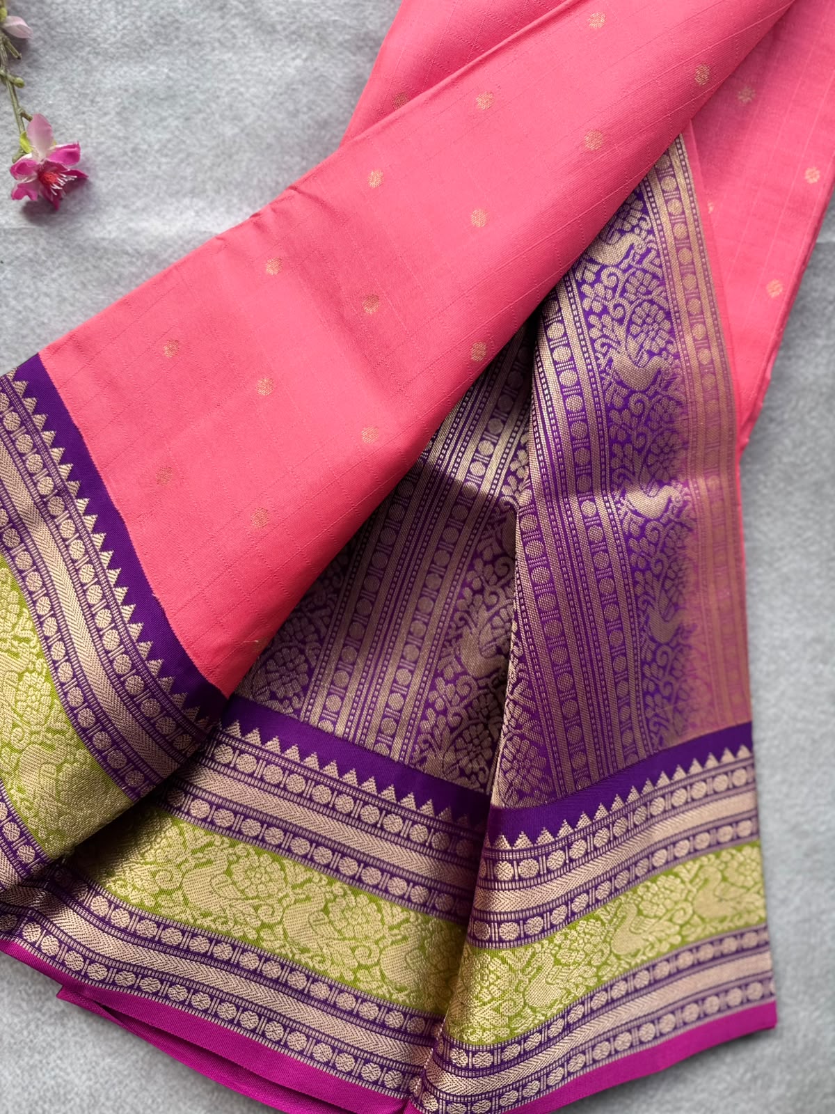 Pink Pure Kanchi Silk Saree 109