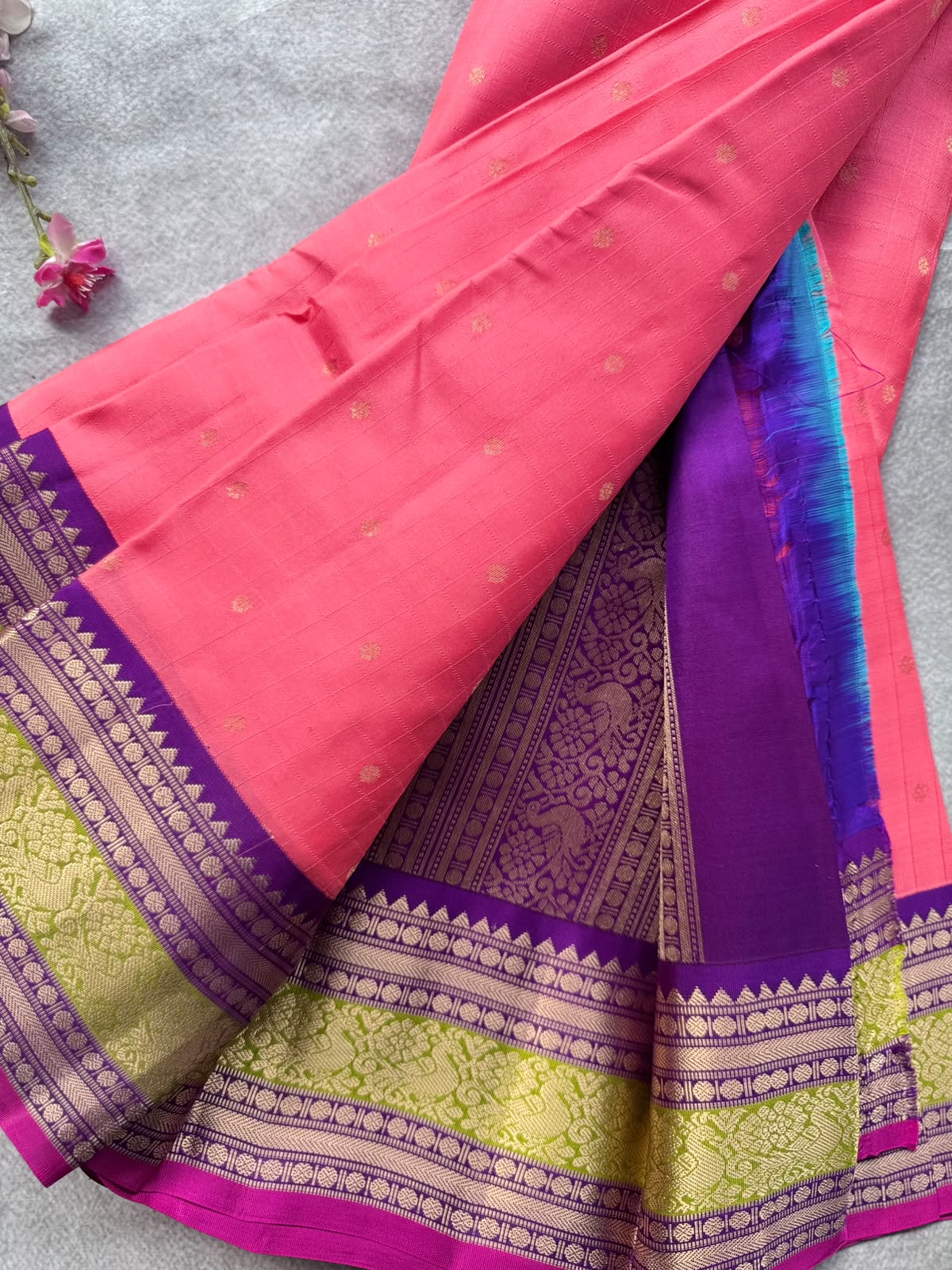 Pink Pure Kanchi Silk Saree 109