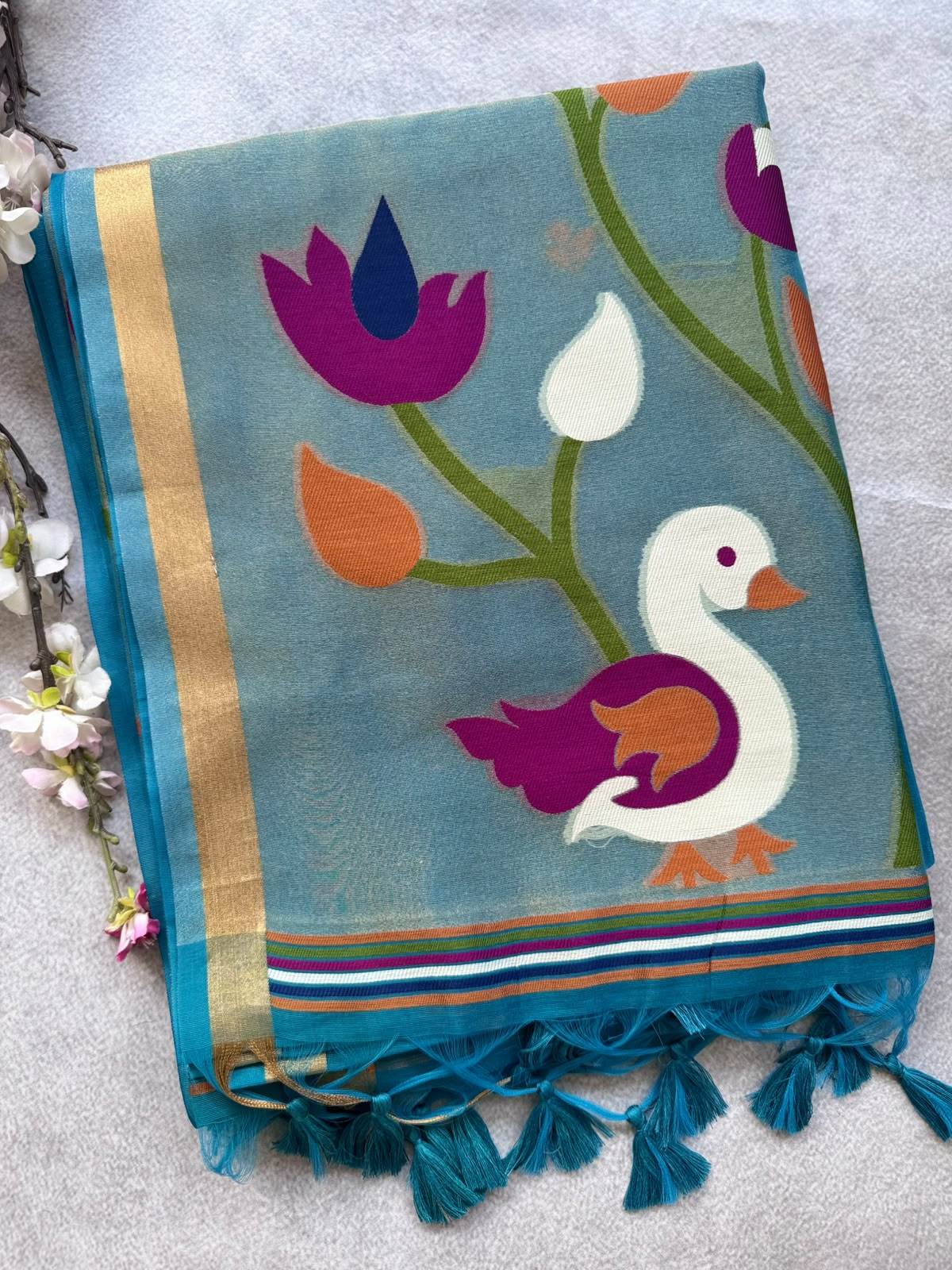 Blue Paithani Saree 109