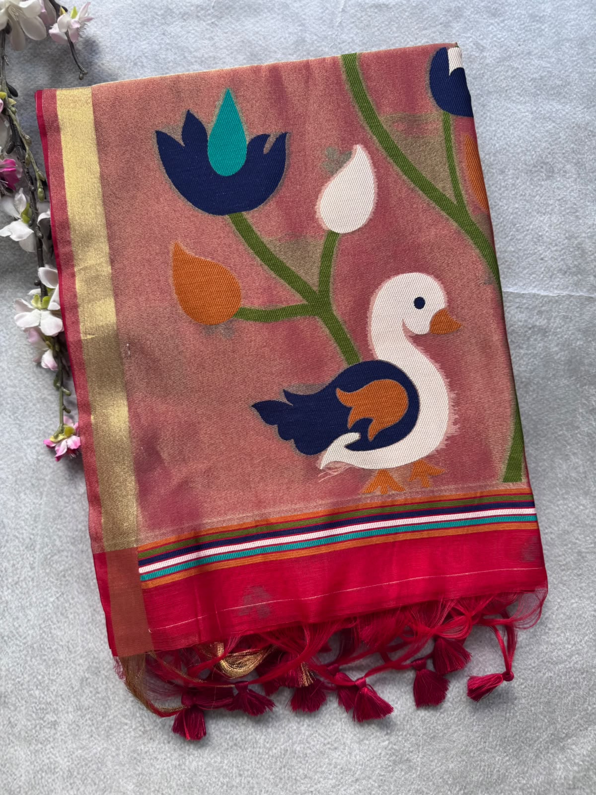 Red Paithani Saree 109