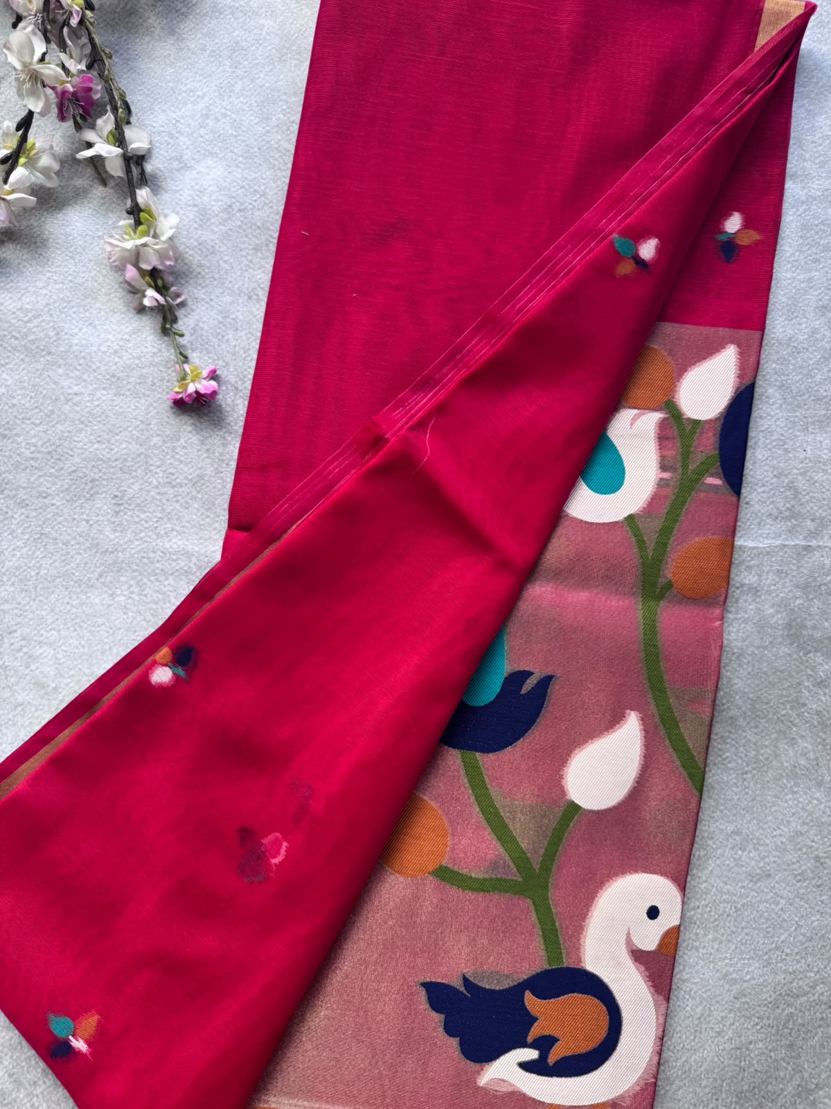 Red Paithani Saree 109